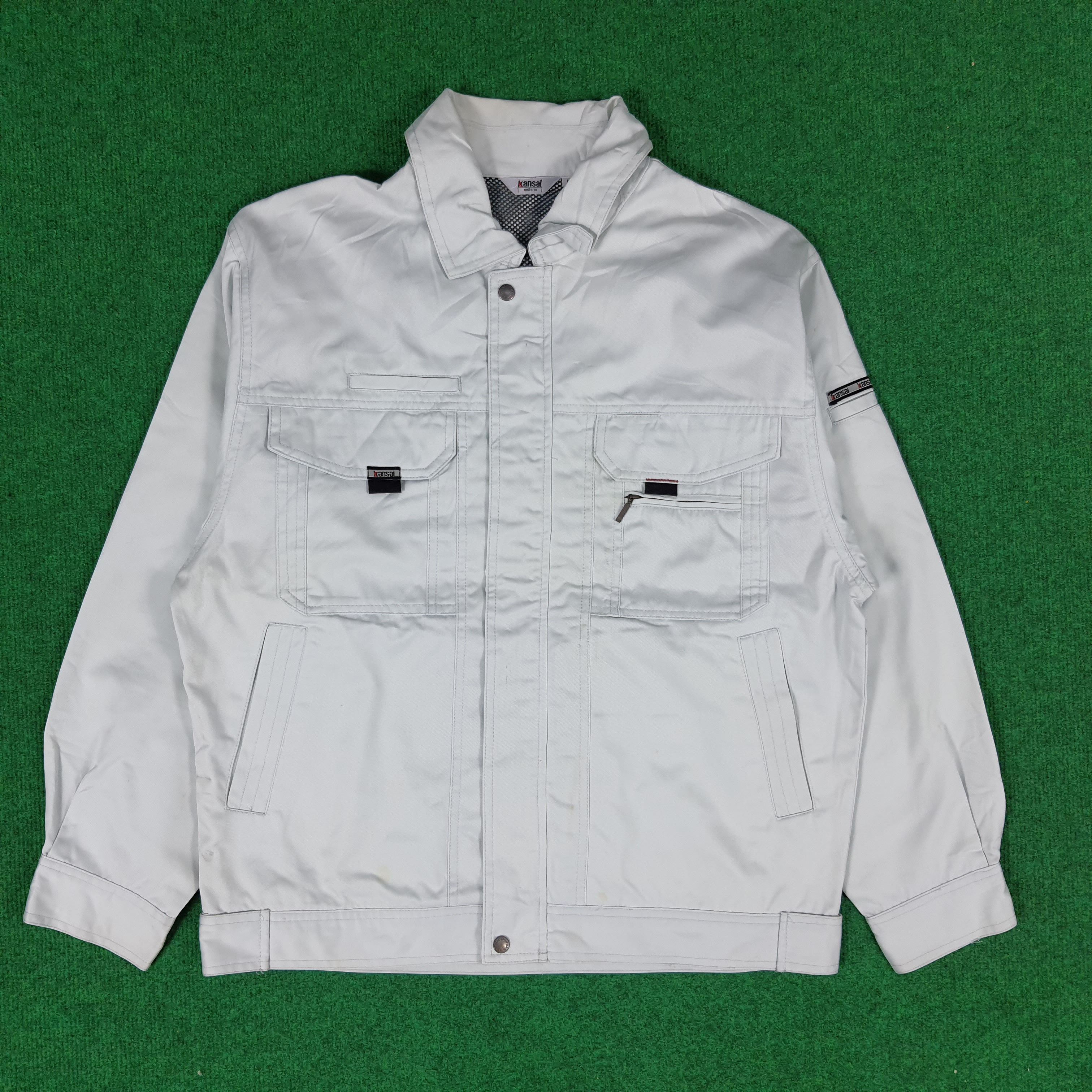 Japanese Brand × Vintage Vintage Custom Number Nine Logo Workwear Jacket Size US M / EU 48-50 / 2 - 3 Thumbnail