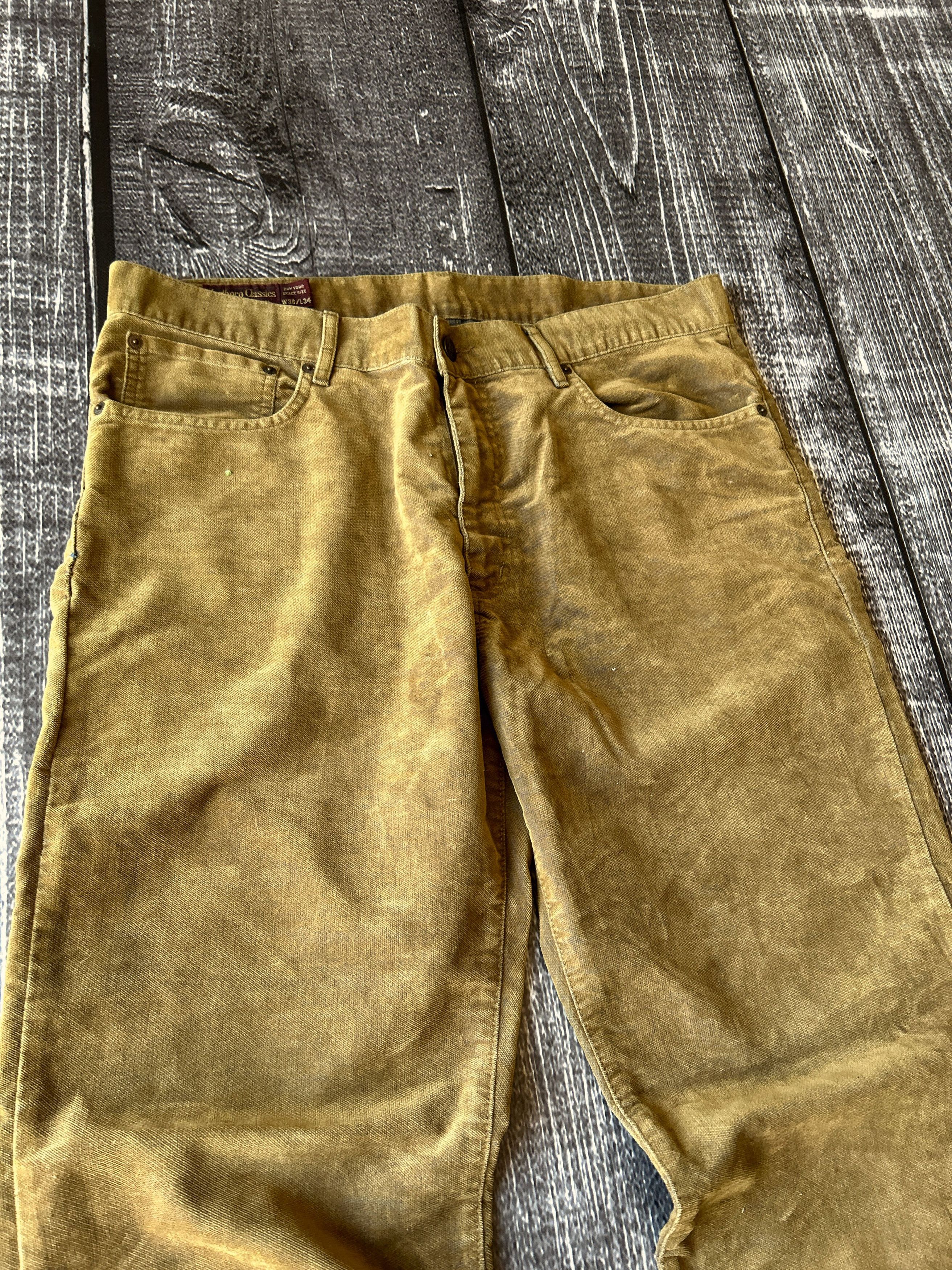 Vintage Vintage Brown Corduroy Pants Baggy Straight Leg Skate Style Size US 34 / EU 50 - 5 Thumbnail