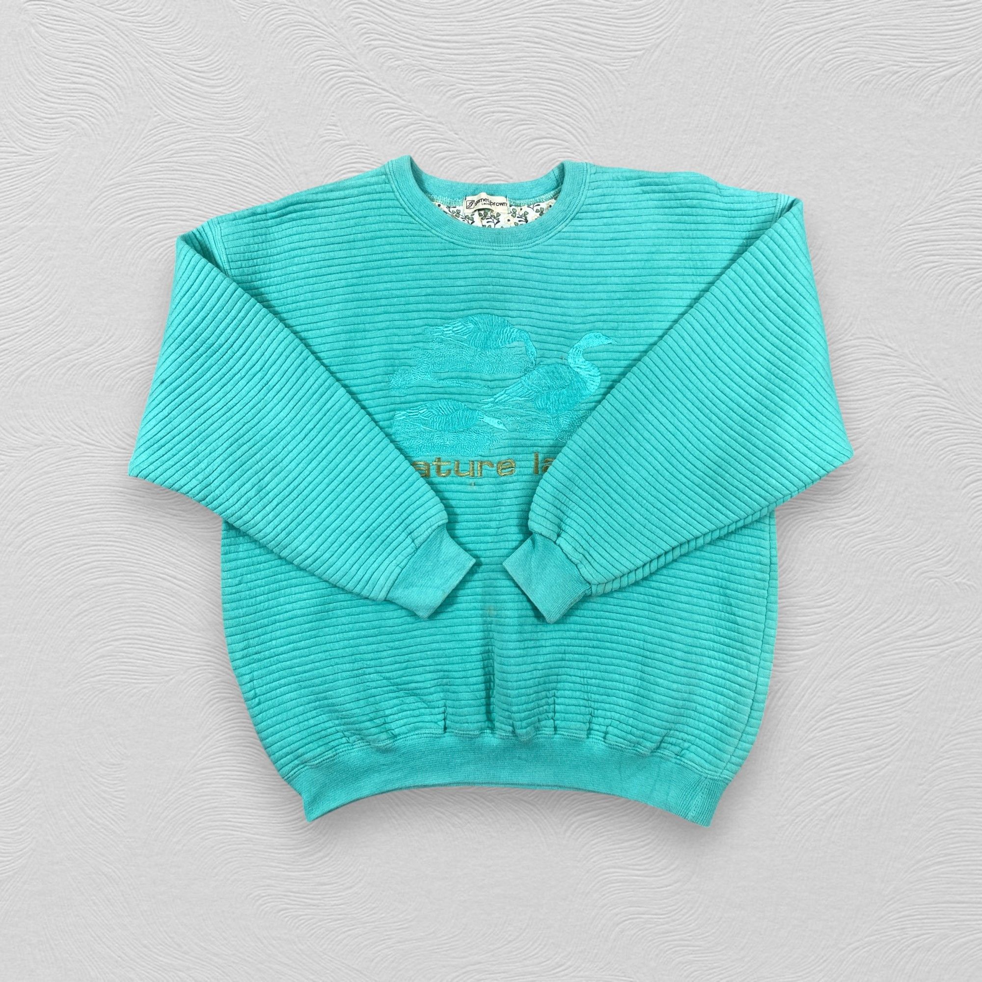 Japanese Brand Vintage Garnet Brown Nature Land Sweatshirt - J208 Size US M / EU 48-50 / 2 - 3 Thumbnail