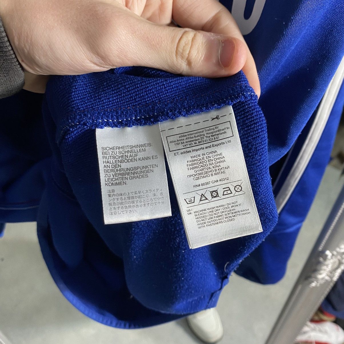 Adidas Vintage Adidas Chelsea Soccer Club Zip Up Hoodie 2012-2013 Size US M / EU 48-50 / 2 - 8 Thumbnail