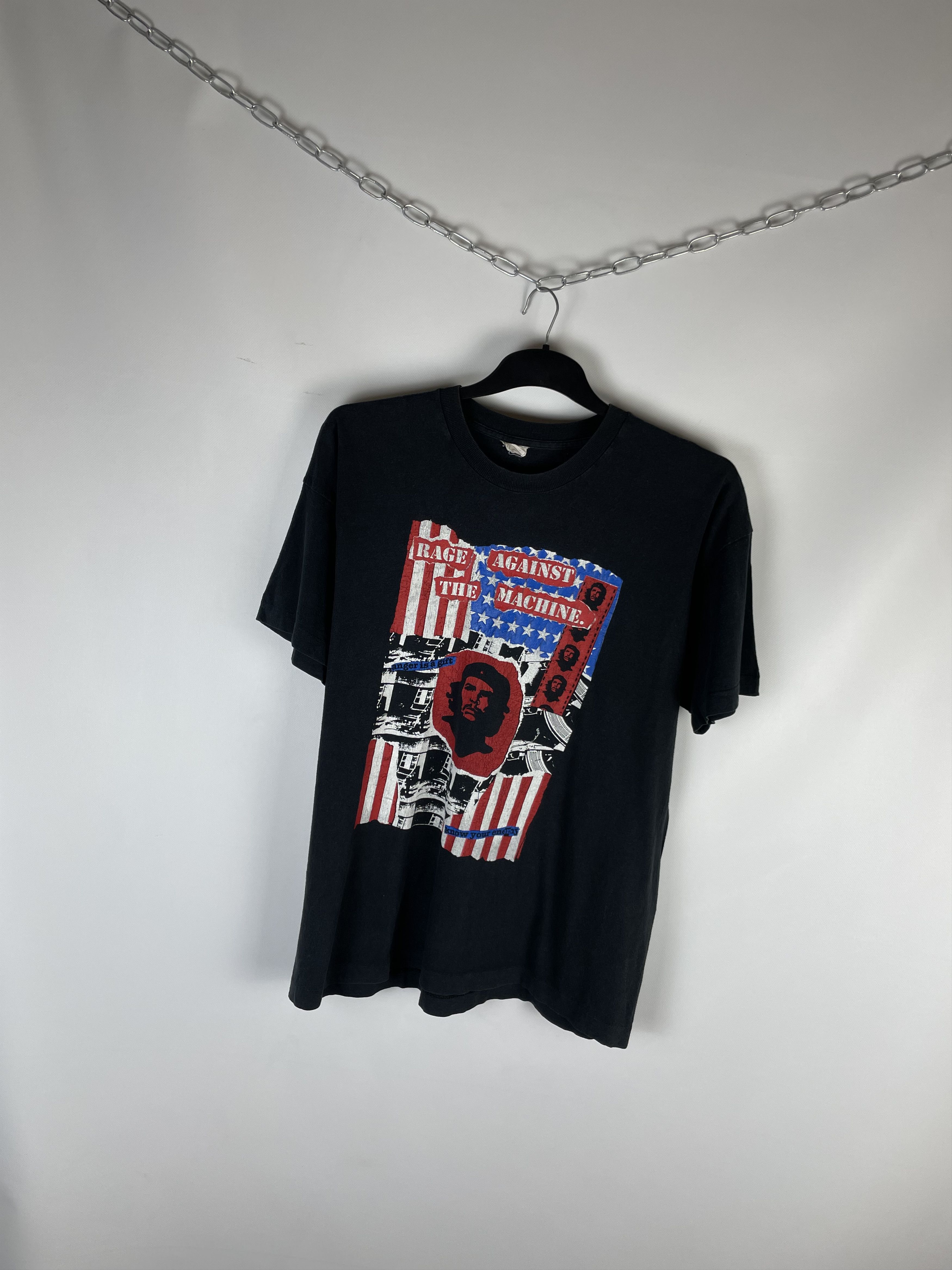 Band Tees Vintage Rage Against The Machine T-shirt 90s Size US L / EU 52-54 / 3 - 2 Thumbnail