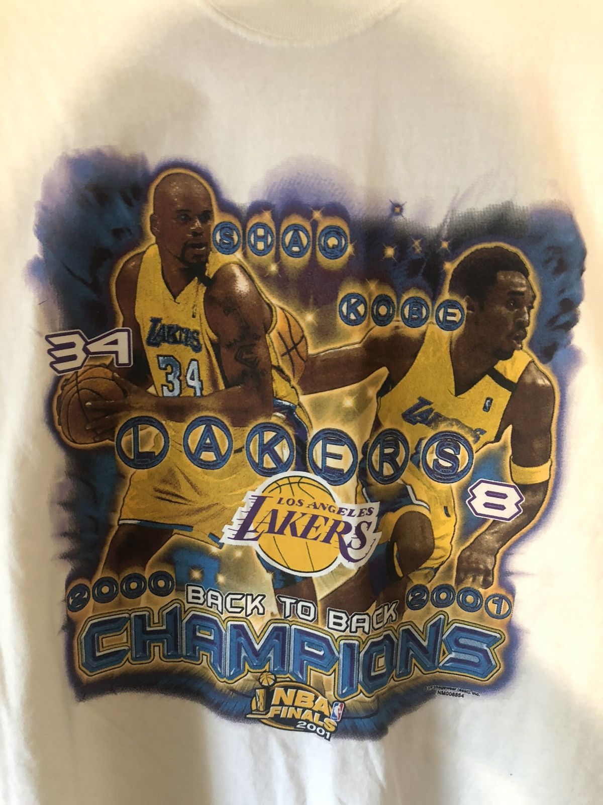 Lee Vintage 2001 Shaq and Kobe T-Shirt Size US XL / EU 56 / 4 - 2 Thumbnail
