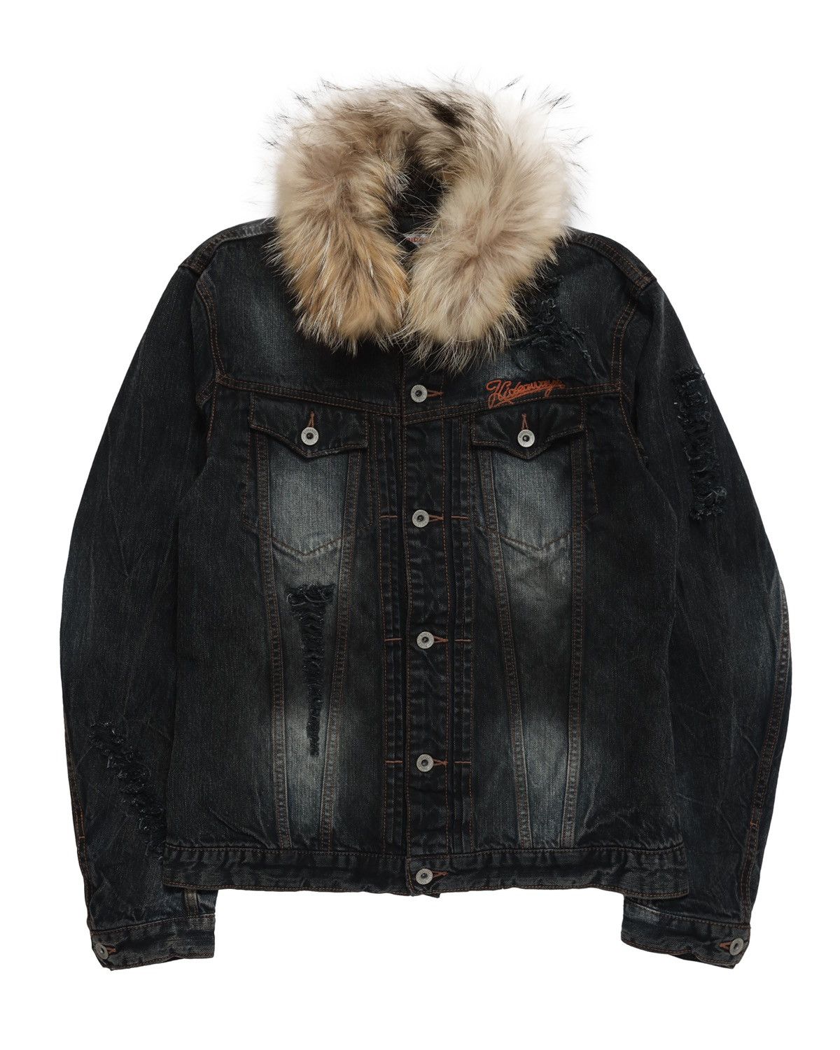 Jack Rose Jack Rose Fur bikers Puffer Jacket style