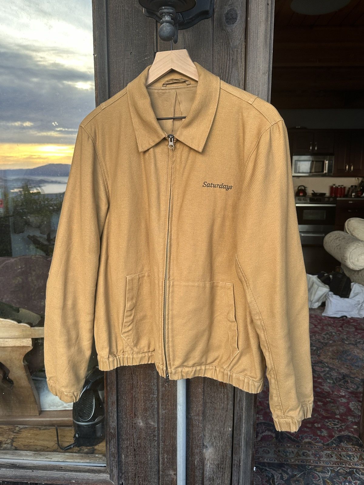 Saturdays NYC Saturdays NYC Zip Jacket — Camel Twill (M) Size US M / EU 48-50 / 2 - 1 Thumbnail