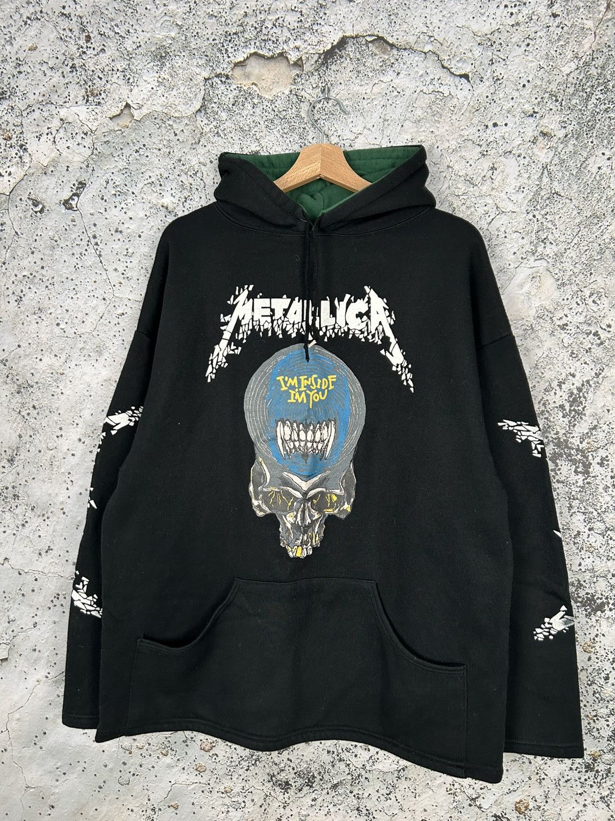 Metallica Vintage 1995 Metallica Hoodie Rock Band Metal Archive Rare Size US L / EU 52-54 / 3 - 1 Thumbnail