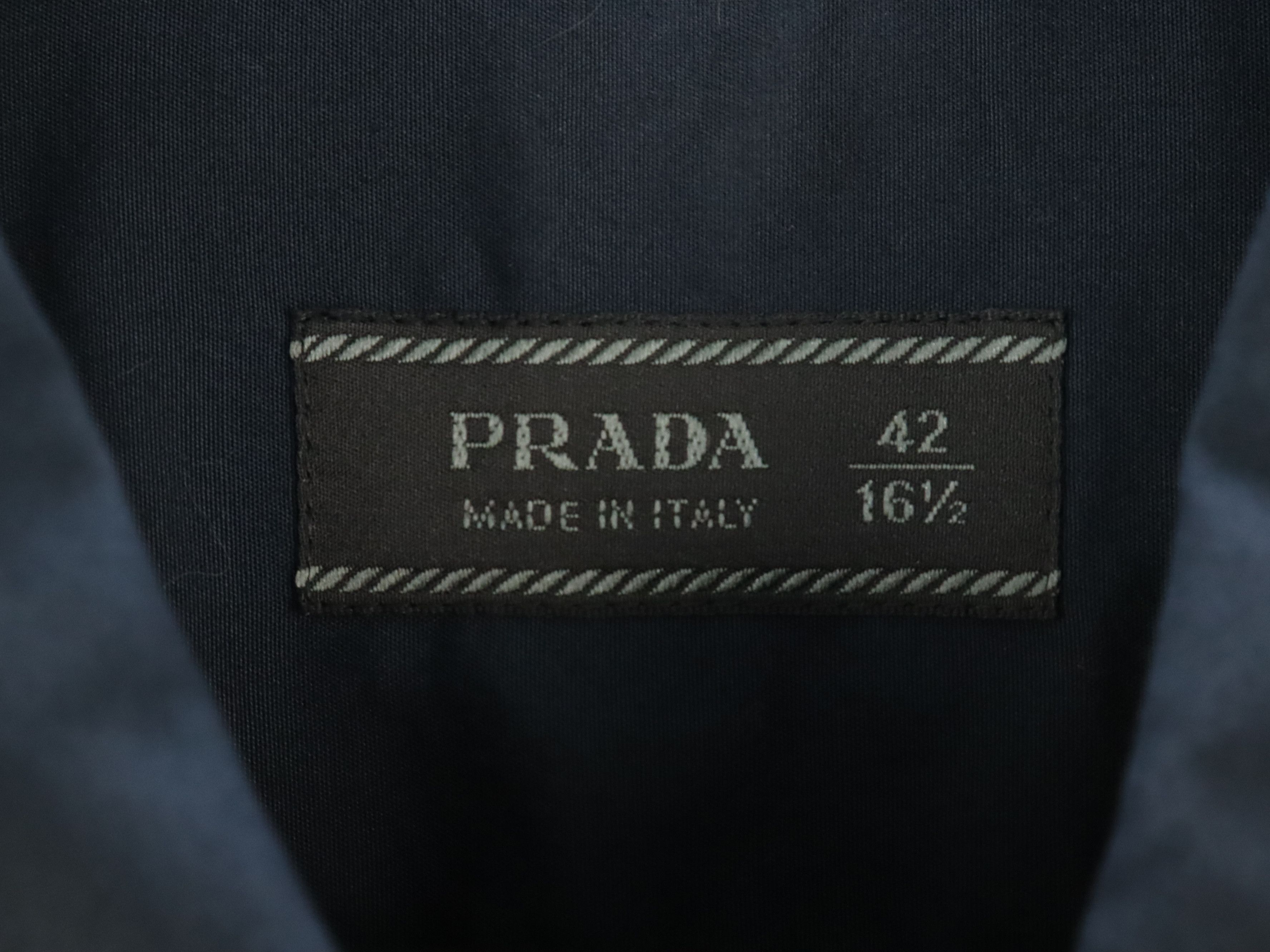 Prada Prada Longsleeve Shirt MADE IN ITALY Size US M / EU 48-50 / 2 - 8 Thumbnail