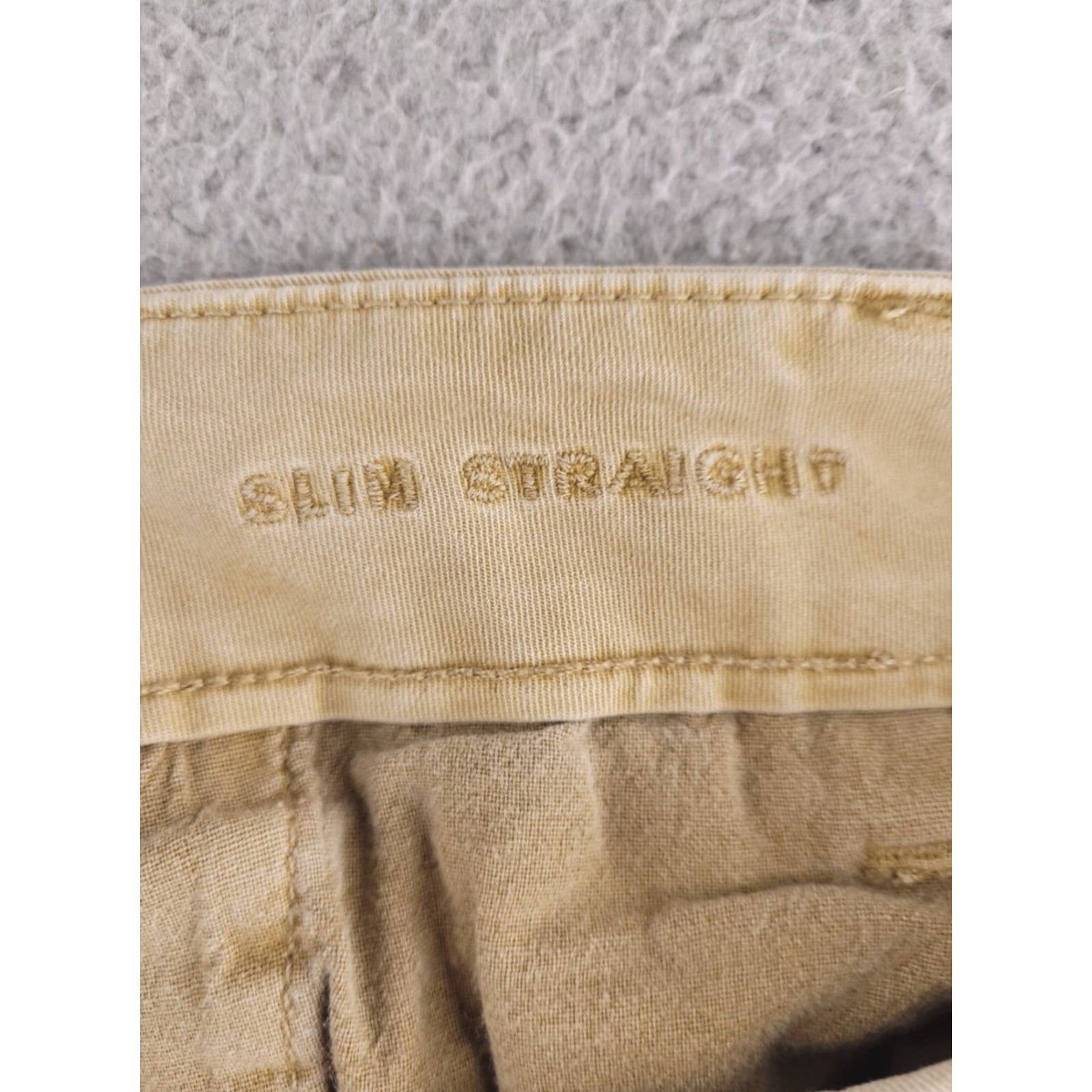 American Eagle Outfitters American Eagle Pants Mens 32x32 Brown Slim Straight Chino Cotton Size US 32 / EU 48 - 5 Thumbnail