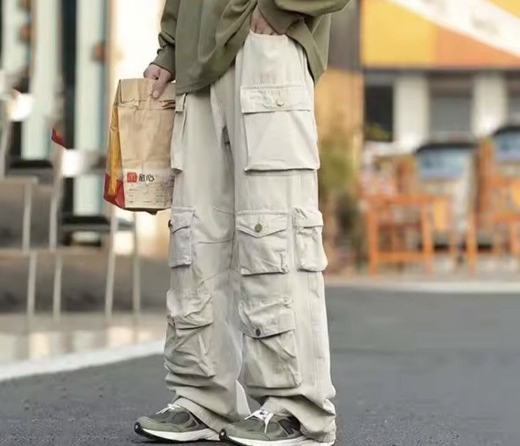 Japanese Brand Baggy Cargo Pants - Y2K Skate Streetwear Size US 34 / EU 50 - 1 Thumbnail