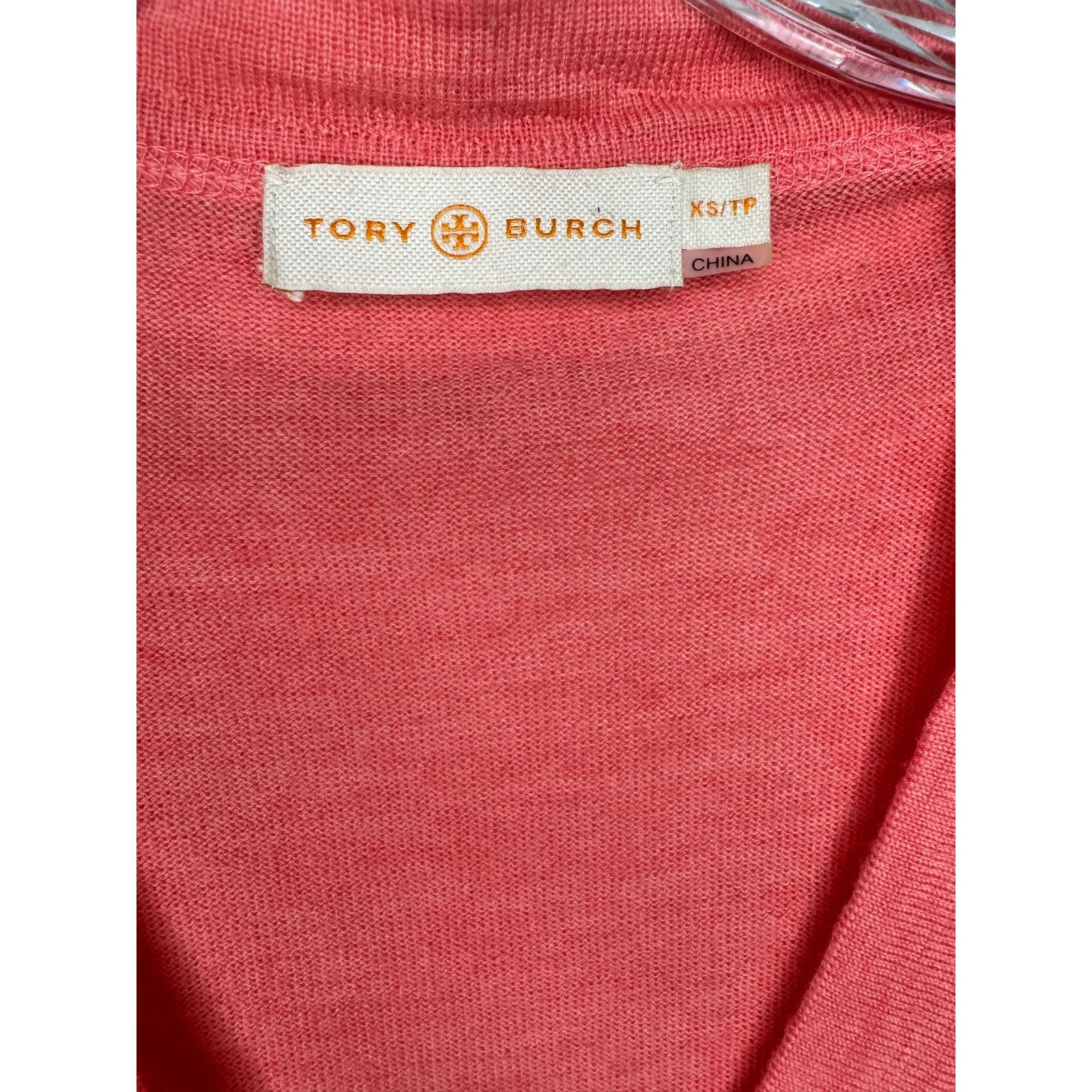 Tory Burch Tory Burch Pink Cardigan Size XS Size XS / US 0-2 / IT 36-38 - 3 Thumbnail