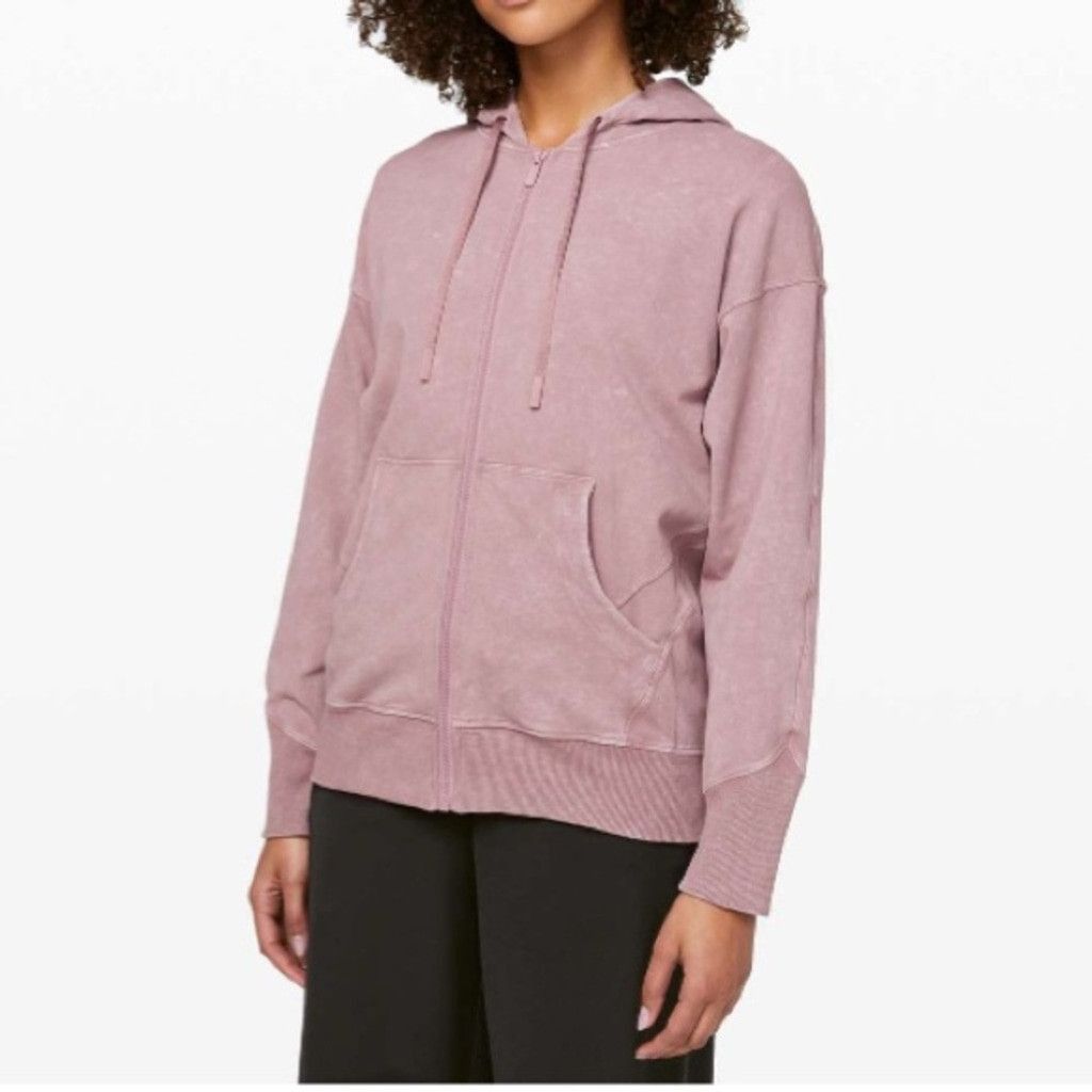 Lululemon Lululemon washed vintage mauve ready to roll hoodie size 6 Size M / US 6-8 / IT 42-44 - 2 Thumbnail