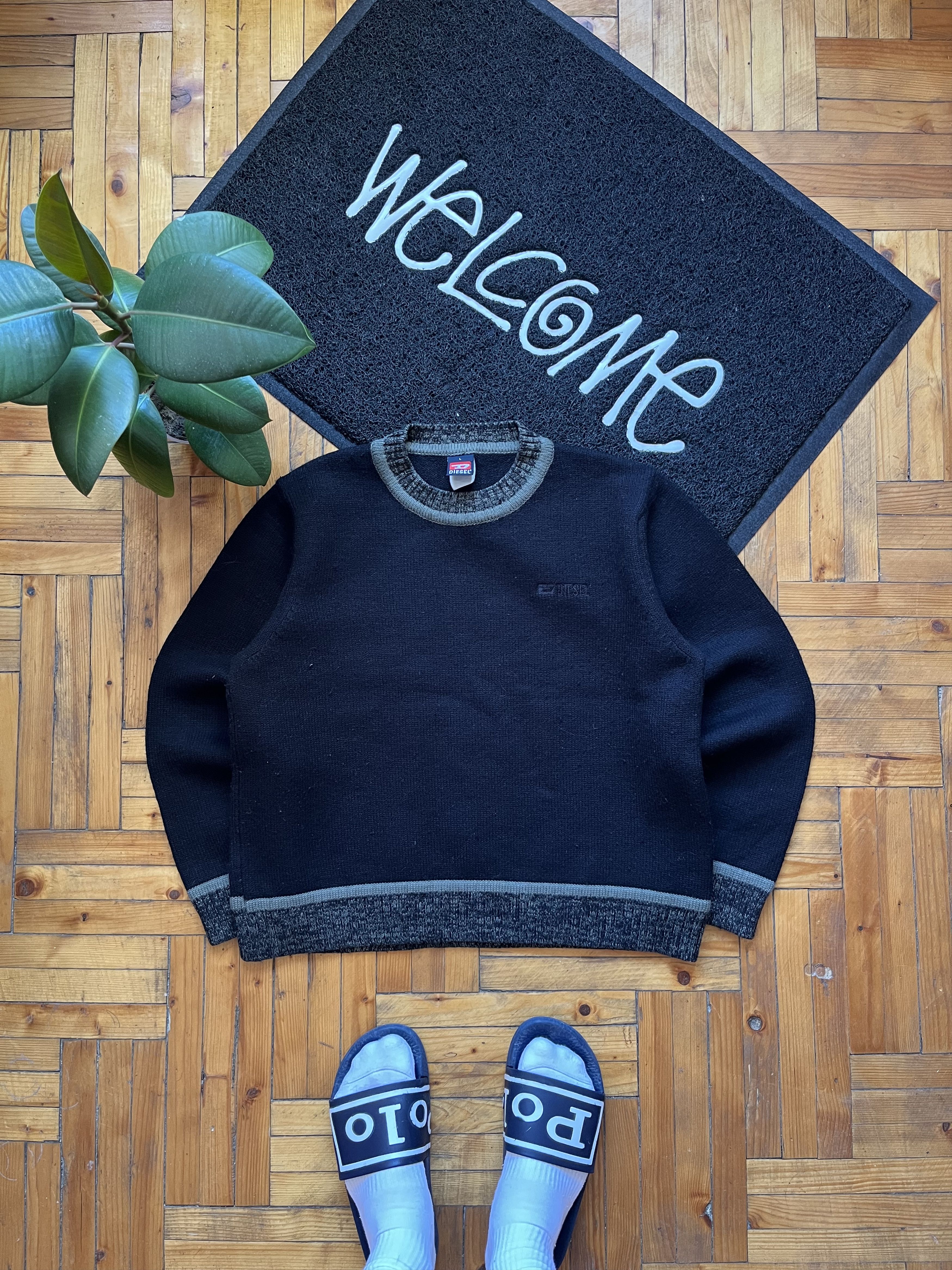 Diesel Vintage Diesel 90's Avant Garde Made In Italy Sweater Knit Size US M / EU 48-50 / 2 - 1 Thumbnail