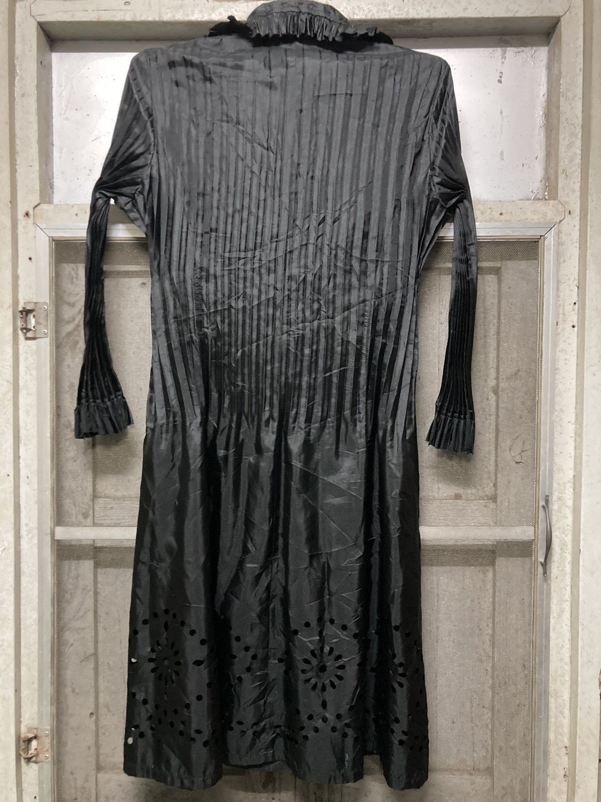 Designer × Japanese Brand Specchio Pleats Parka’s Coat Size S / US 4 / IT 40 - 4 Thumbnail