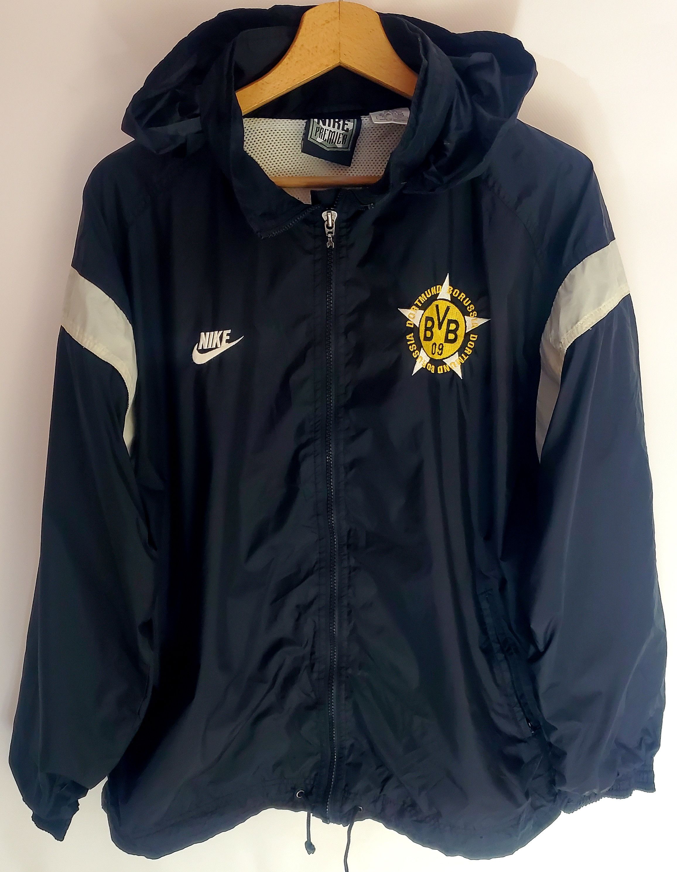 90s Nike Borussia Dortmund ウィンドブレーカー Vintage 90s