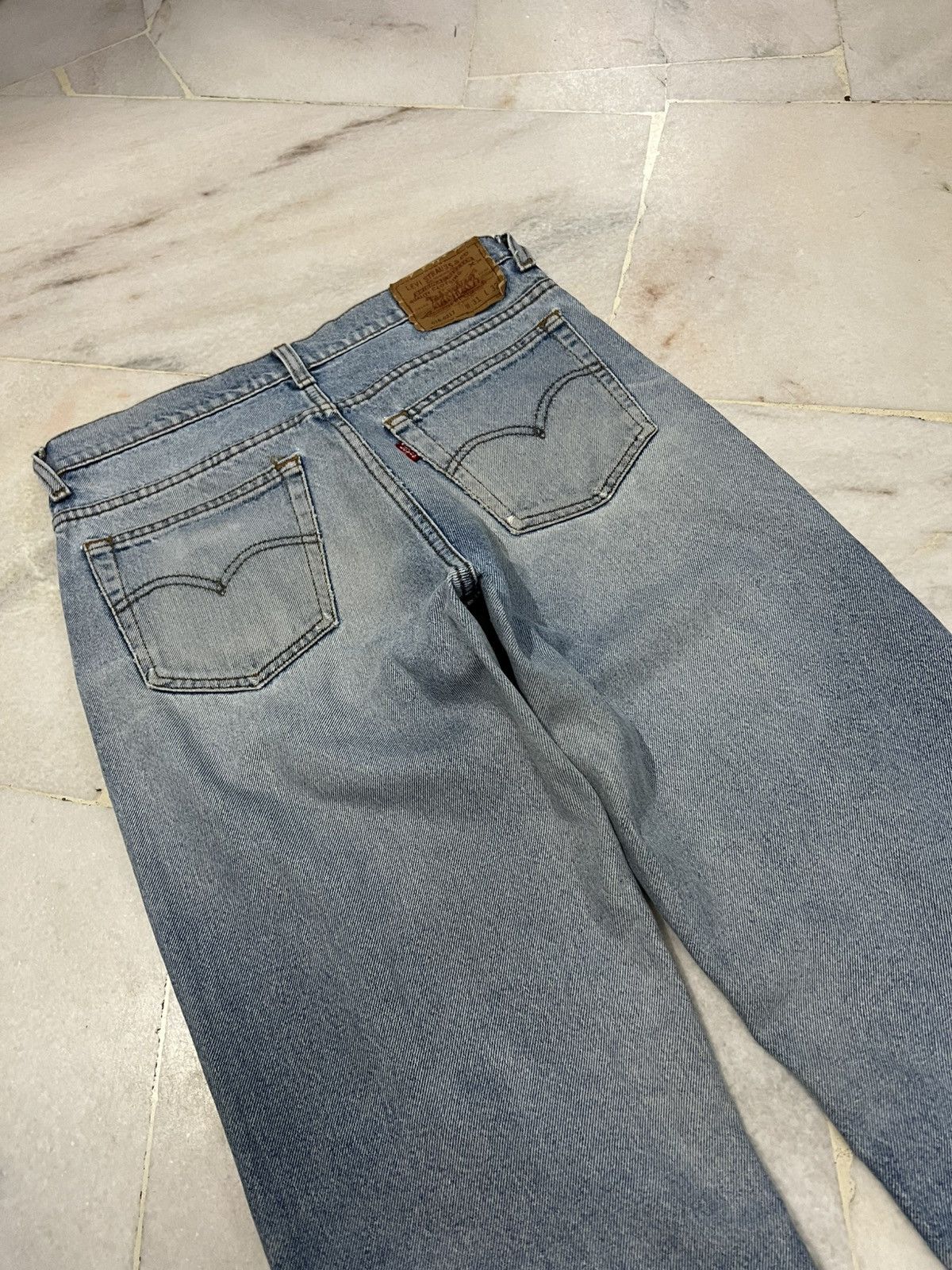 Japanese Brand × Levi's × Levi's Vintage Clothing 90’s Levis 616 Light Wash Distressed Jean Size US 29 - 11 Thumbnail