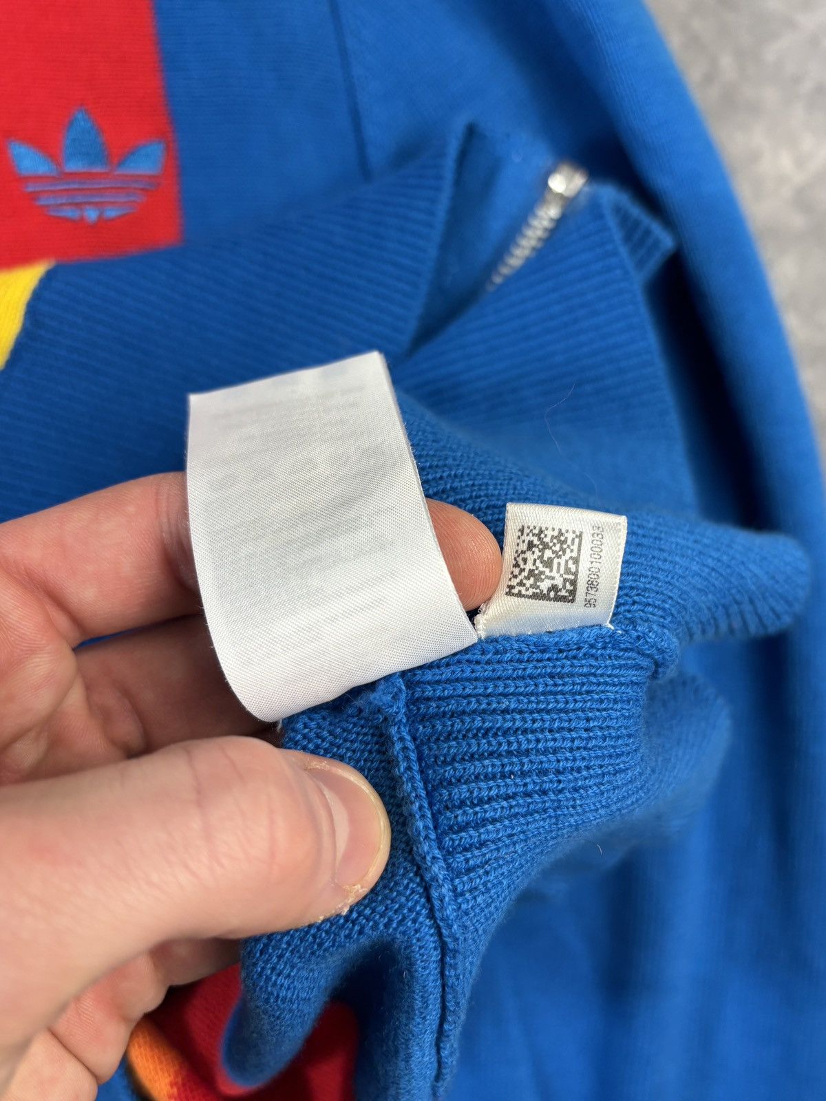 Adidas × Vintage 2005 Adidas Carlo Gruber Track Jacket 2000s VIntage Knit Top Size US L / EU 52-54 / 3 - 8 Thumbnail