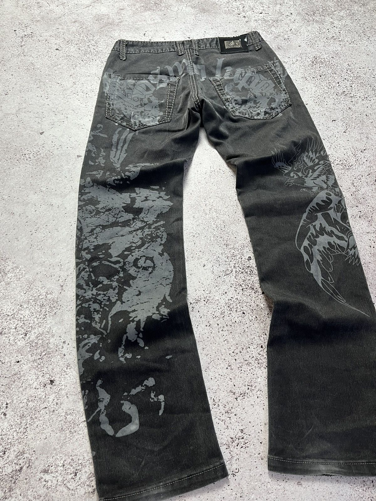 Japanese Brand Avant Garde Kosmo Lupo Jeans Dragons Japanese Style Denim Size US 30 / EU 46 - 6 Thumbnail