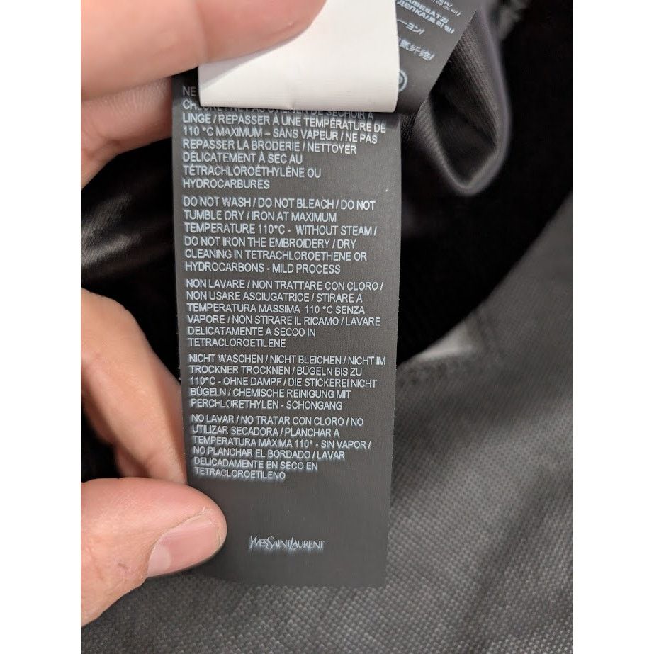 Saint Laurent Paris o1rshd1 Teddy College Cotton Jacket in Green Emerald Size US L / EU 52-54 / 3 - 19 Thumbnail