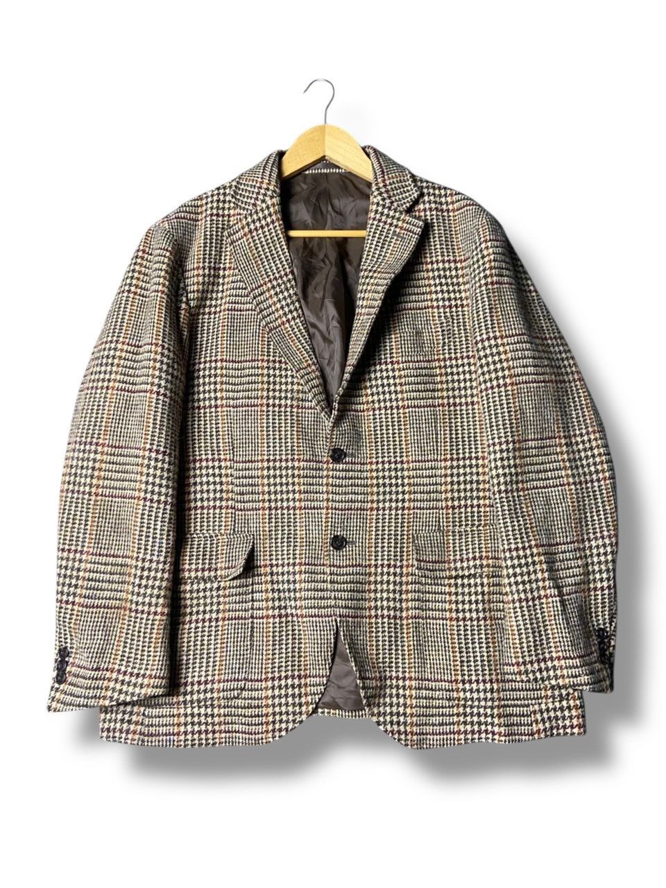 Harris Tweed Do Classe + Harris Tweed Checkered Blazer (168) Size US XXL / EU 58 / 5 - 1 Thumbnail