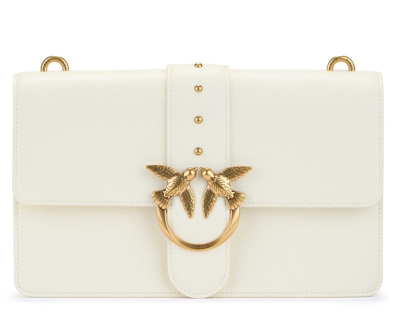 Pinko o1s22i1n0824 Size: OS / Classic Love Crossbody Bag in White Size ONE SIZE - 1 Thumbnail