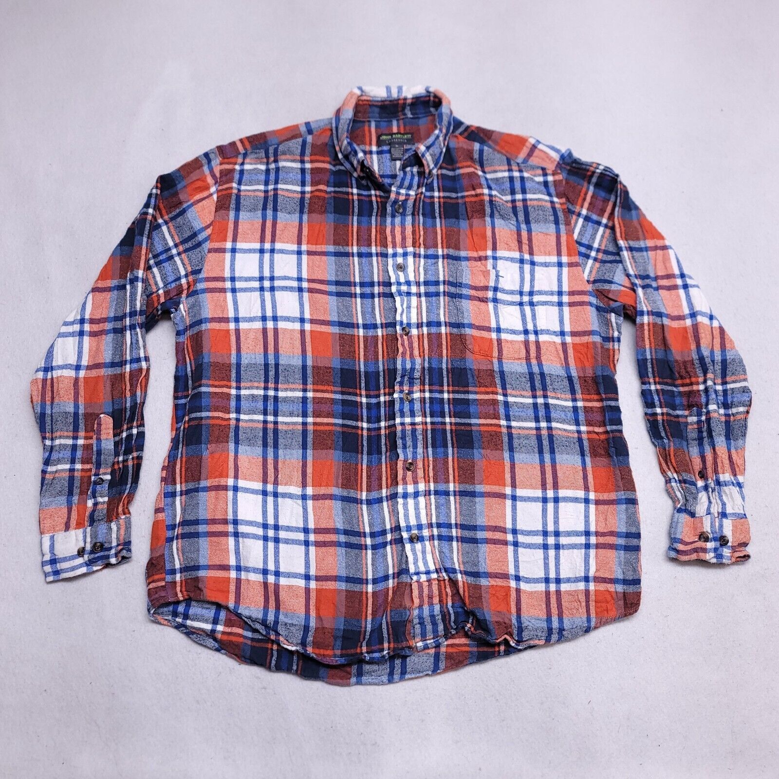 John Bartlett John Bartlett Madras Flannel Shirt Mens Size Extra Large XL Size US XL / EU 56 / 4 - 2 Thumbnail