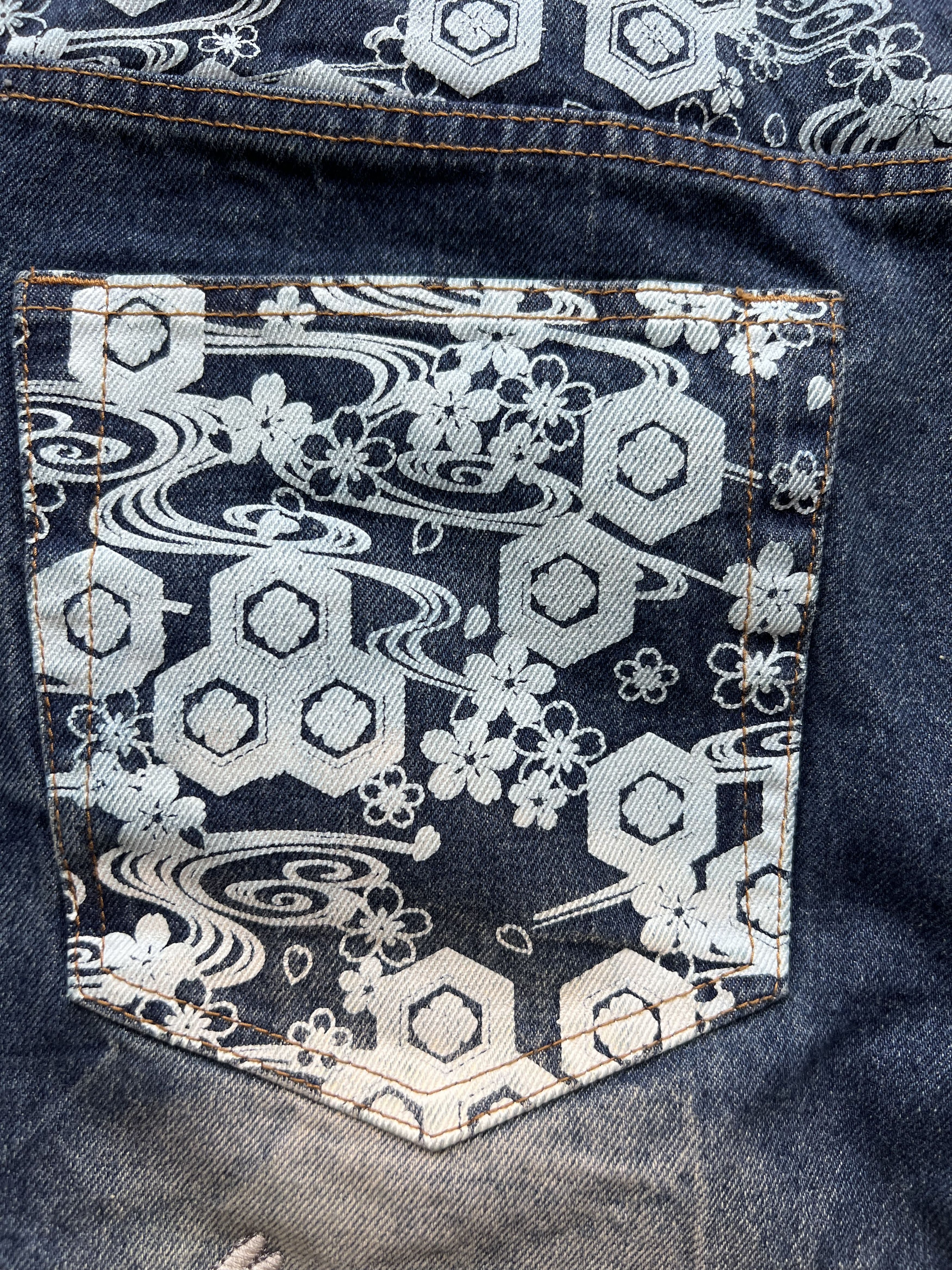 Japanese Brand FUGUTAITEN Embroidered Vintage Japenese Jeans Size US 40 / EU 56 - 7 Thumbnail