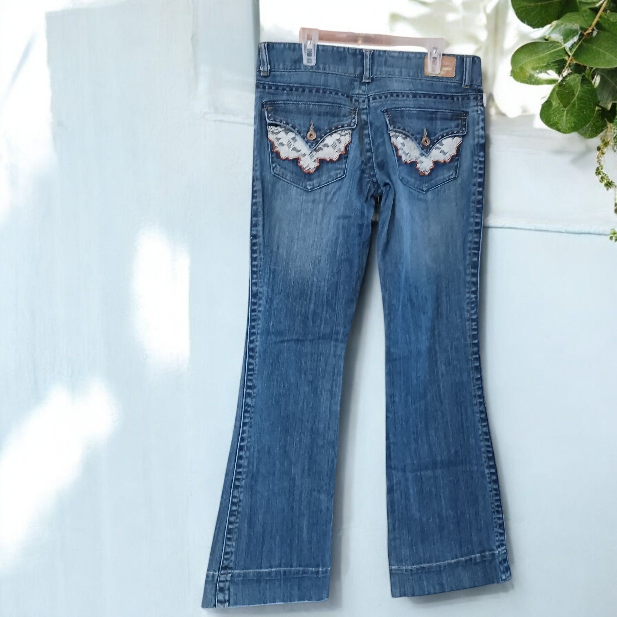 Vintage Vintage TYTE Jeans Size 7 Y2K Low Rise Embellished Size 30" / US 8 / IT 44 - 3 Thumbnail