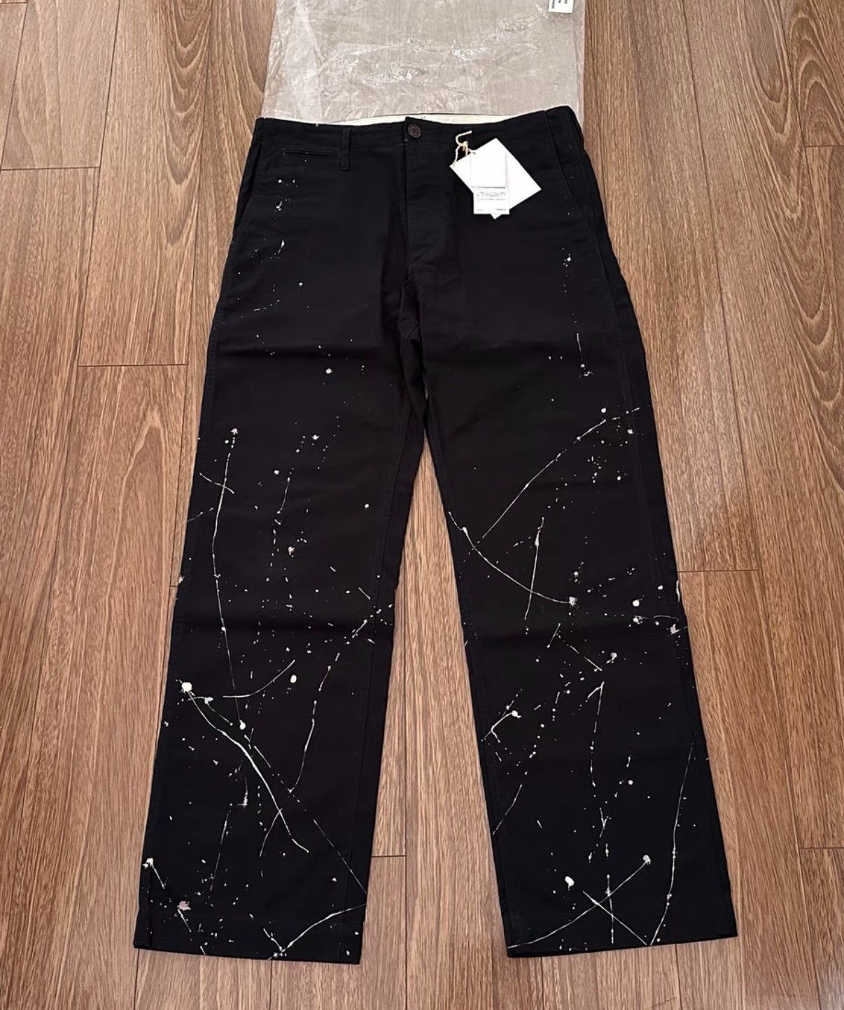 Visvim VISVIM ICT CHINO PANTS Splatter Paint Detail Casual Pants Size US 34 / EU 50 - 1 Thumbnail