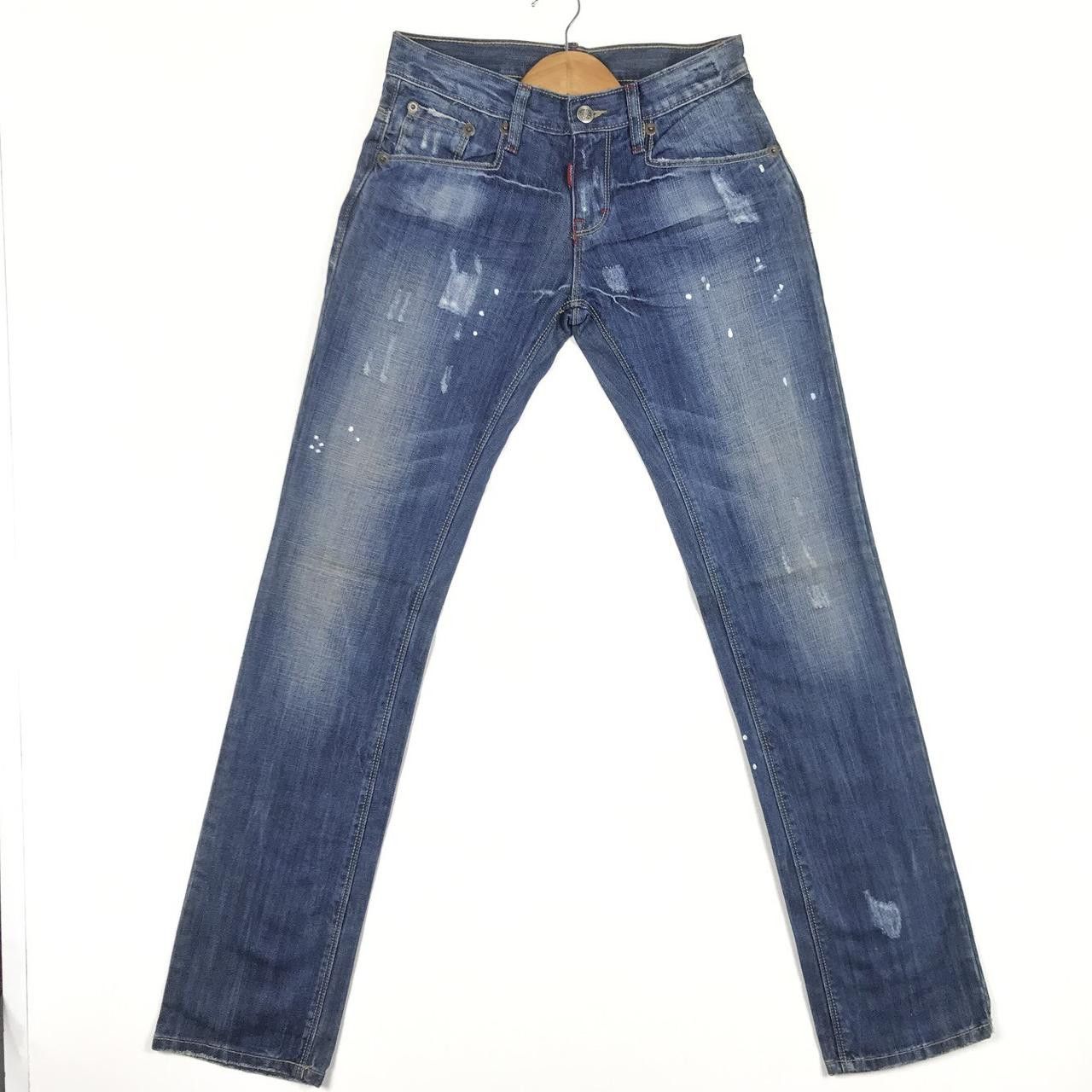 Dsquared2 Rare DSQUARED2 Distressed Painter Jeans Denim Slim Fit Size 30" / US 8 / IT 44 - 1 Thumbnail