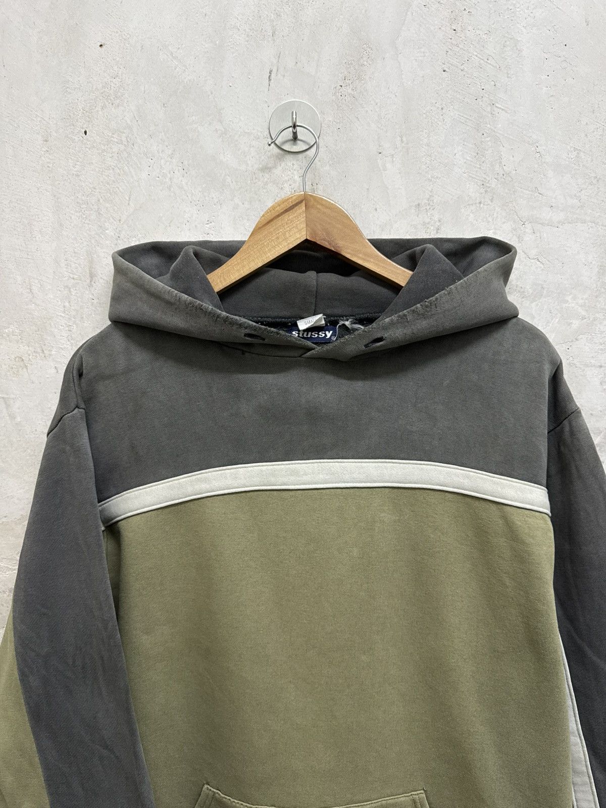 Stussy Vintage 90s Distressed Stussy Sun Faded Hoodie Size US S / EU 44-46 / 1 - 3 Thumbnail