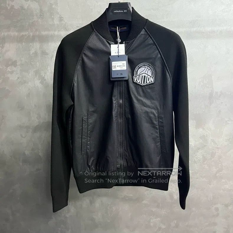 Louis Vuitton Louis Vuitton Black Logo Baseball Neck Long Sleeve Jacket Size US S / EU 44-46 / 1 - 1 Thumbnail