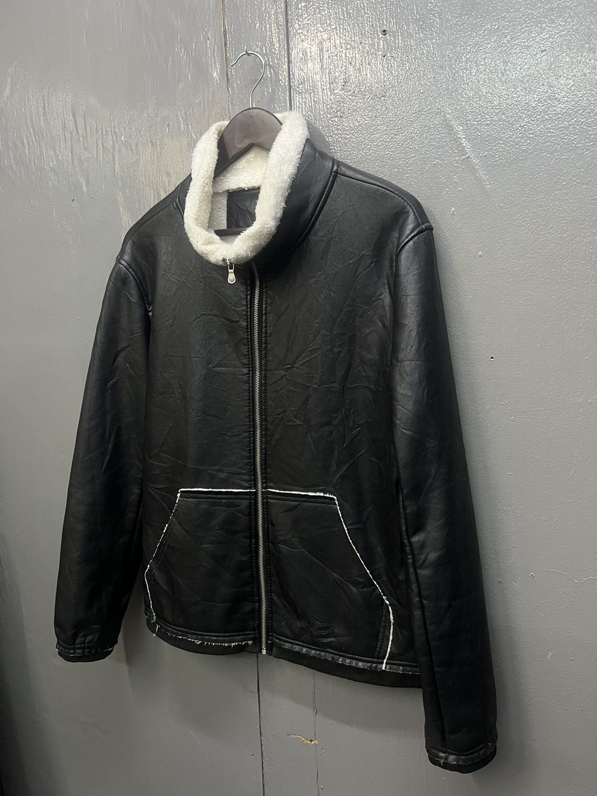 Japanese Brand Leather Jacket with Fleece Lining Size US M / EU 48-50 / 2 - 3 Thumbnail