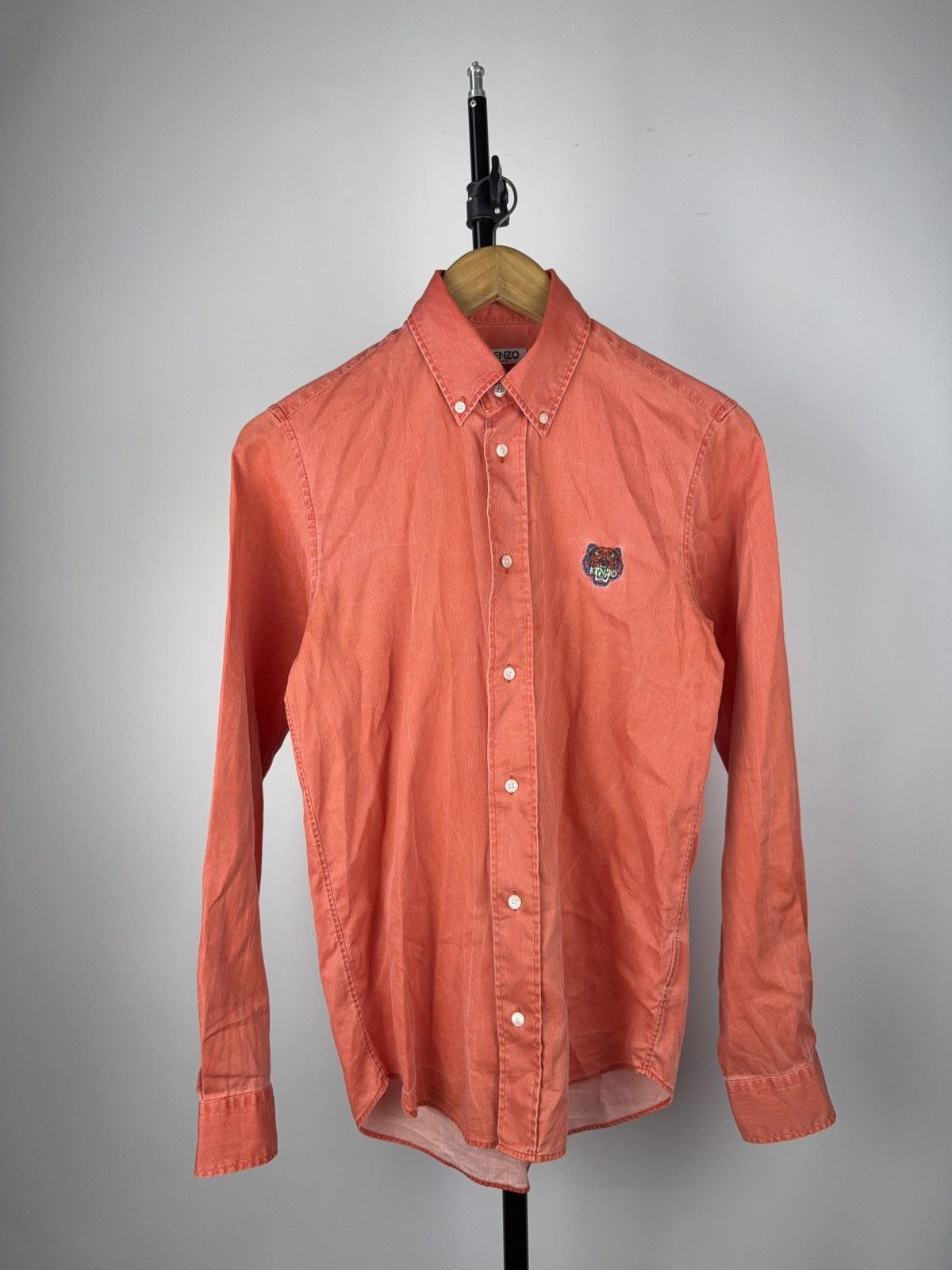 Kenzo Vintage 00s Kenzo Retro Tiger logo Luxury Button down shirt Size US XS / EU 42 / 0 - 1 Thumbnail