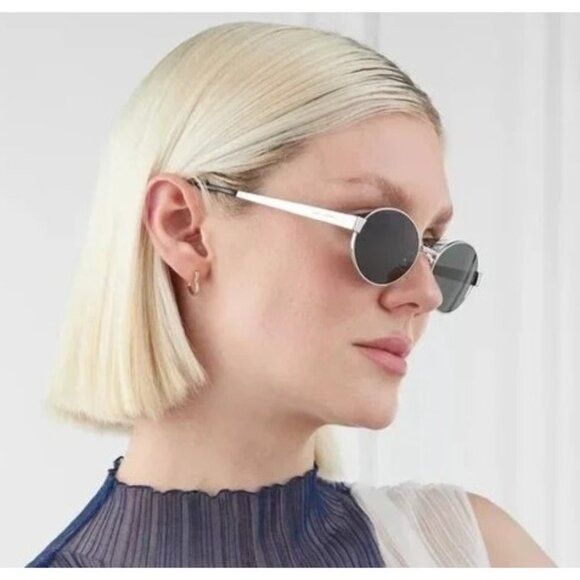Saint Laurent Paris NEW SAINT LAURENT SUNGLASSES SL692 002 SILVER WOMEN EYEWEAR Size ONE SIZE - 2 Thumbnail