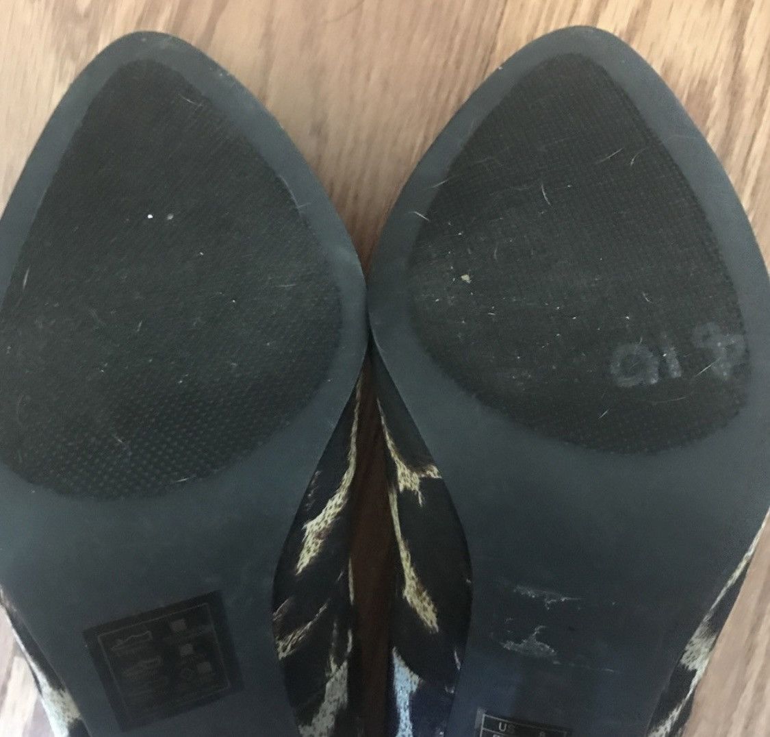 Forever 21 LEOPARD PRINT PUMPS HEELS Size US 8 / IT 38 - 8 Thumbnail