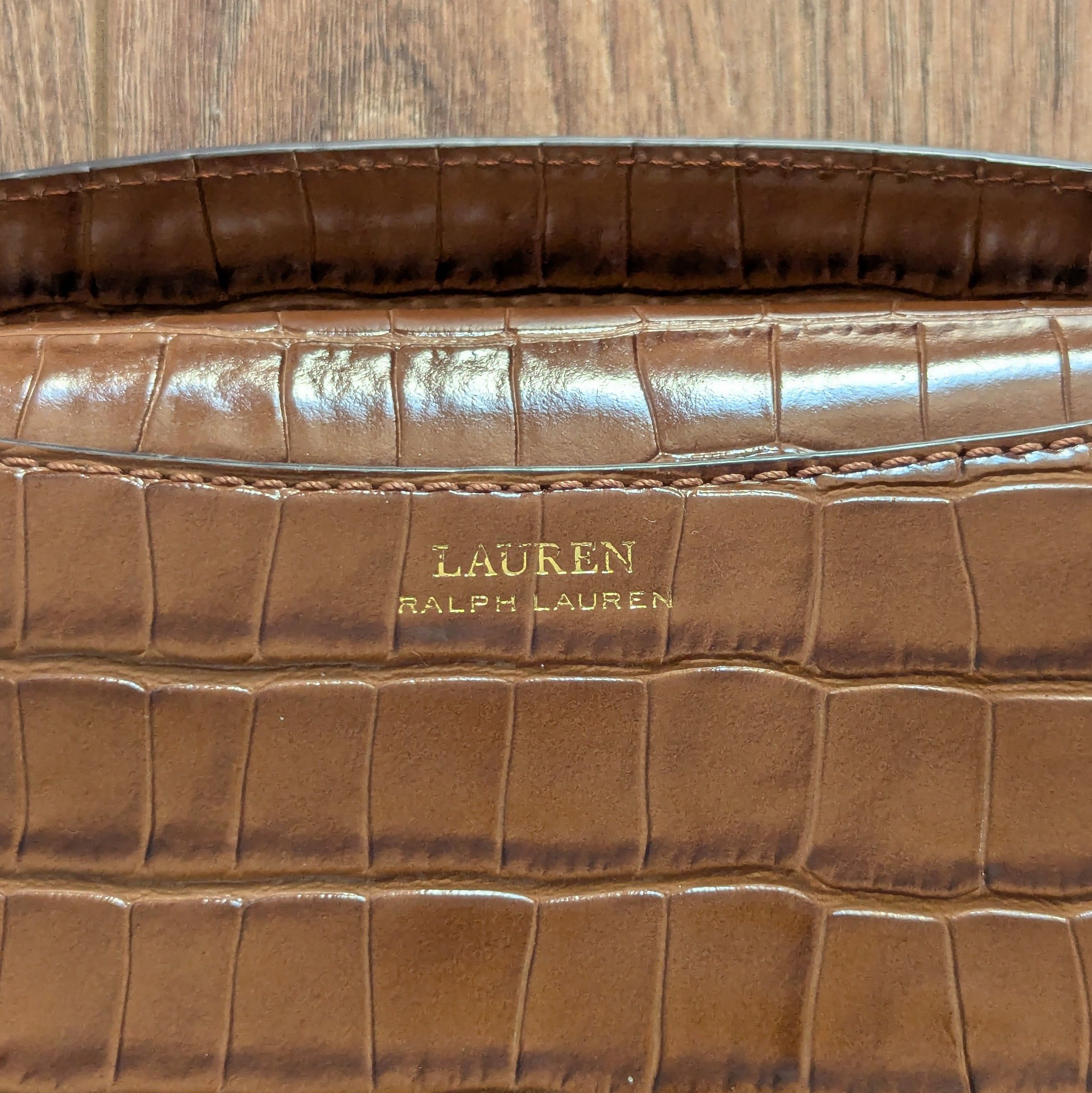 Lauren Ralph Lauren × Leather LAUREN RALPH LAUREN Addie Cross Body Bag Cow Leather Luxury Size ONE SIZE - 21 Thumbnail
