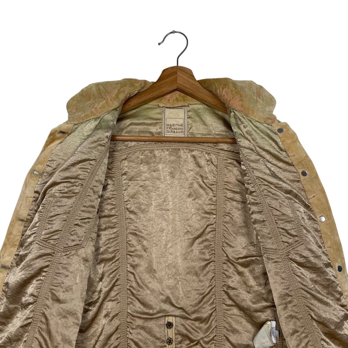 Marithe + Francois Girbaud Marithe Francoise Girbaud Flower Design Velour Jacket Size XS / US 0-2 / IT 36-38 - 13 Thumbnail