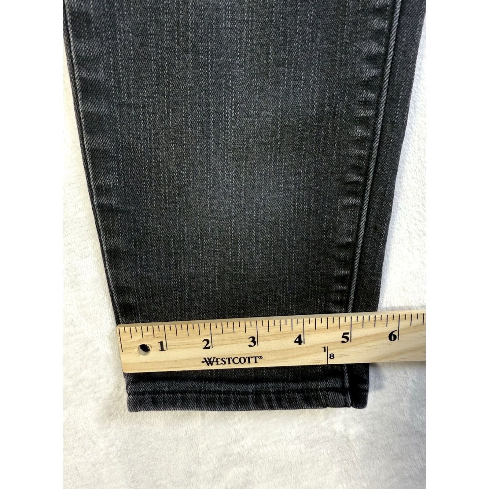 Levi's Levi's 711 Skinny Jeans Women Gray Black Denim 32x30 Mid Rise 5-Pocket 90s Preppy Women Mens (adjust as applicable) Size 24" / US 00 / IT 34 - 5 Thumbnail
