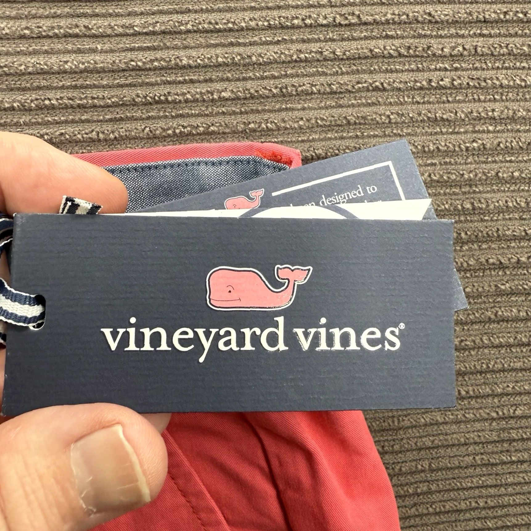 Vineyard Vines Vineyard Vines Breaker Shorts Men 32 Jetty Red Cotton Preppy Golf Golfing Chino 5-Pocket Regular Front Flat 9in Inseam Summer Spring Fall Mens Size US 32 / EU 48 - 4 Thumbnail