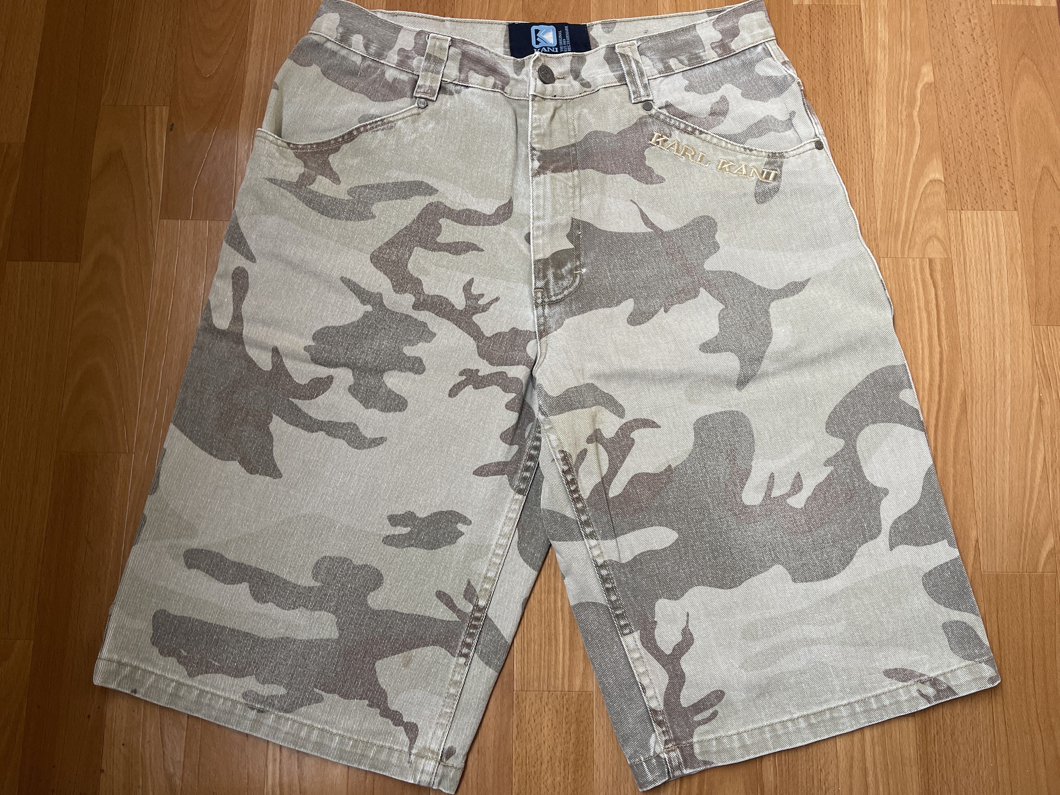 Karl Kani KARL KANI shorts, baggy, vintage Kani jeans 90s hip hop W 34 Size US 34 / EU 50 - 3 Thumbnail