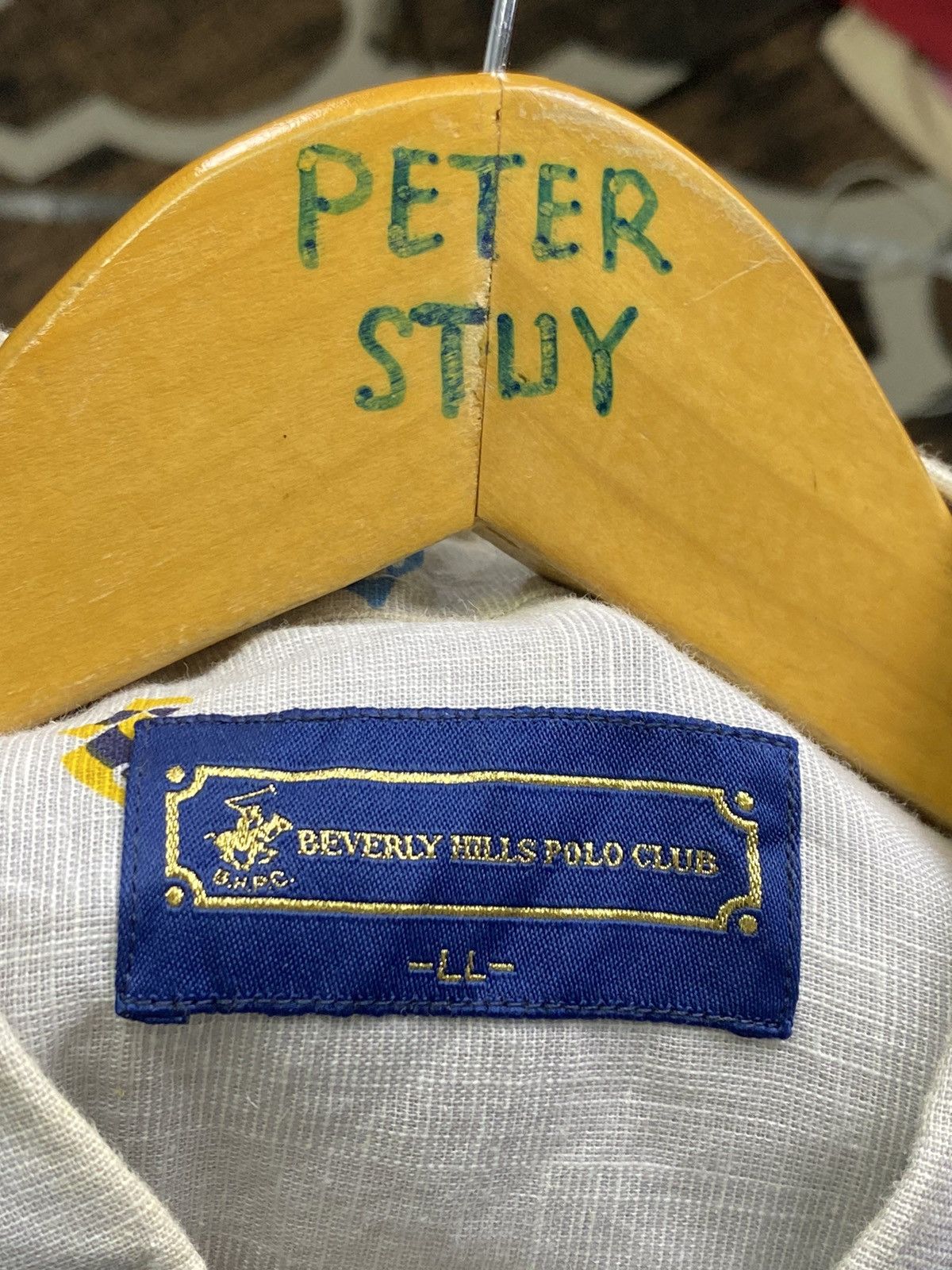 Beverly Hills Polo Club × Vintage Vintage Beverly Hills Polo Club Button Up Shirt Size US L / EU 52-54 / 3 - 12 Thumbnail