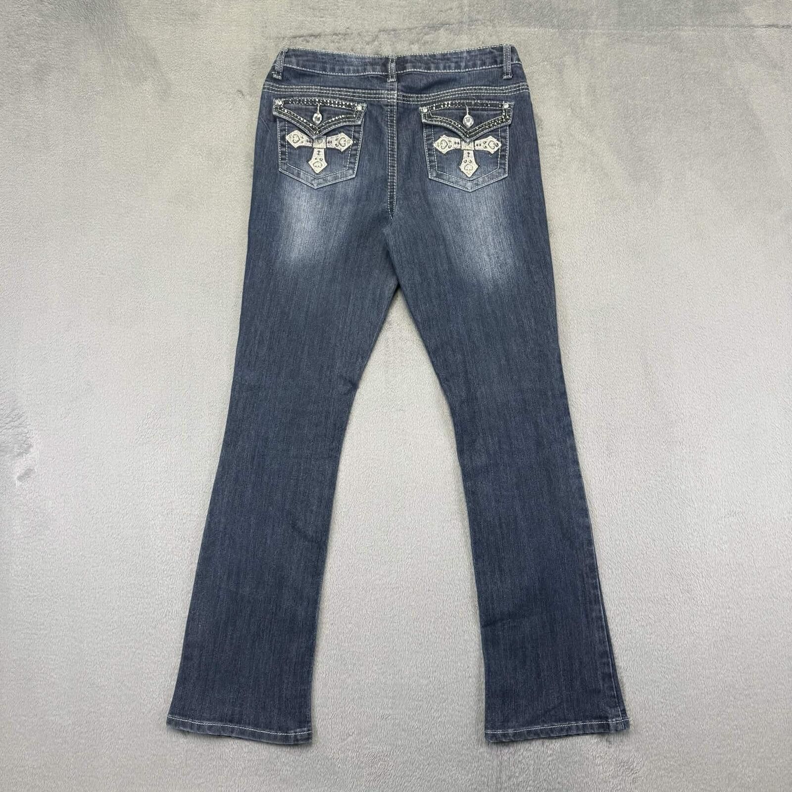 Cartoon Network CATO Women's Dark Wash Bootcut Jeans Size 24" / US 00 / IT 34 - 5 Thumbnail