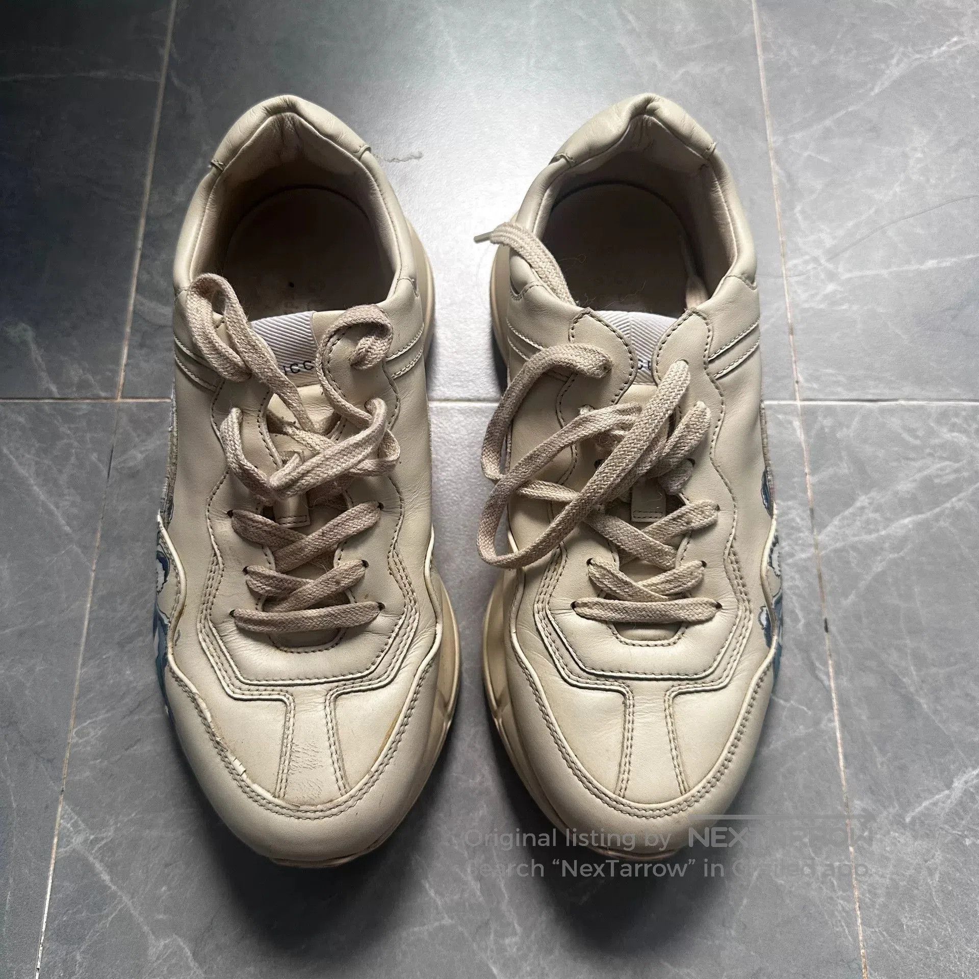 Gucci Gucci Retro Dad Sneakers in Beige. Size US 5.5 / EU 38 - 4 Thumbnail