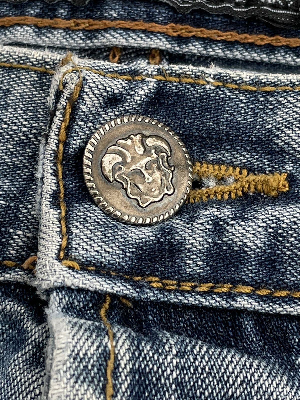 Designer × Versace Jeans Couture × Vintage Vintage Versace Archive Denim Jeans Blue Pants 90s 80s Size US 32 / EU 48 - 3 Thumbnail