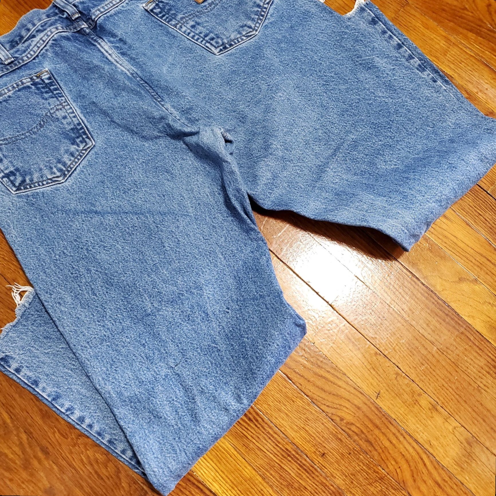 Carhartt Carhartt Relaxed Fit Straight Leg Denim Jeans Men's 40x30 Blue 5-Pocket Logo Zipper Button Vintage No N/A Size US 40 / EU 56 - 2 Thumbnail