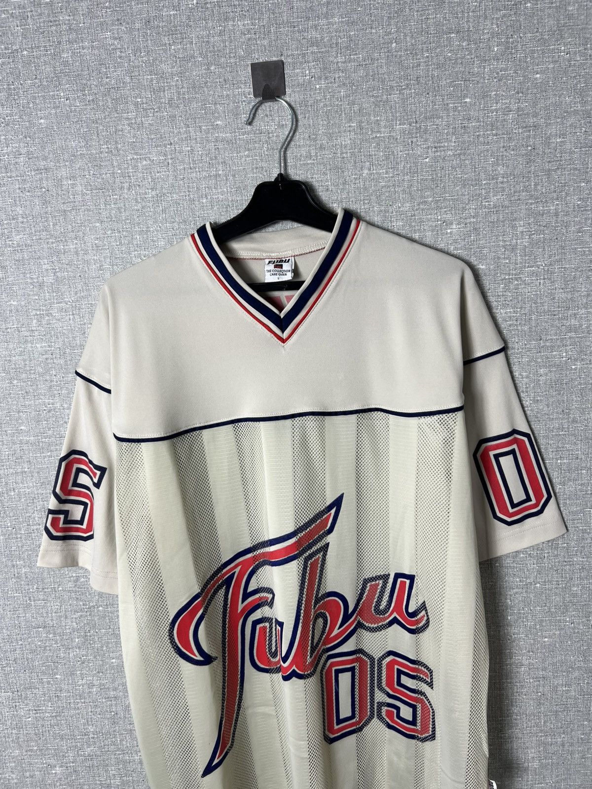 Fubu × Rap Tees Vintage Mesh Jersey T-Shirt FUBU 05 Big Logo Size L Size US L / EU 52-54 / 3 - 2 Thumbnail