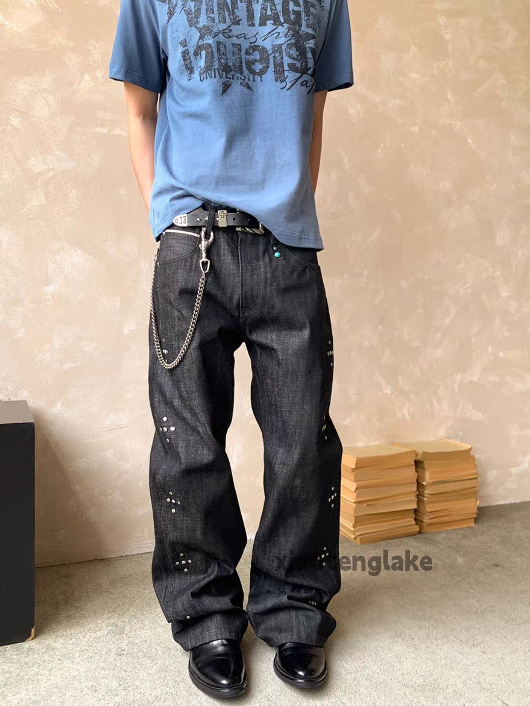 Jean xtl Loewe kapital levis style flared punk hiphop loose jeans Size US 28 / EU 44 - 5 Thumbnail
