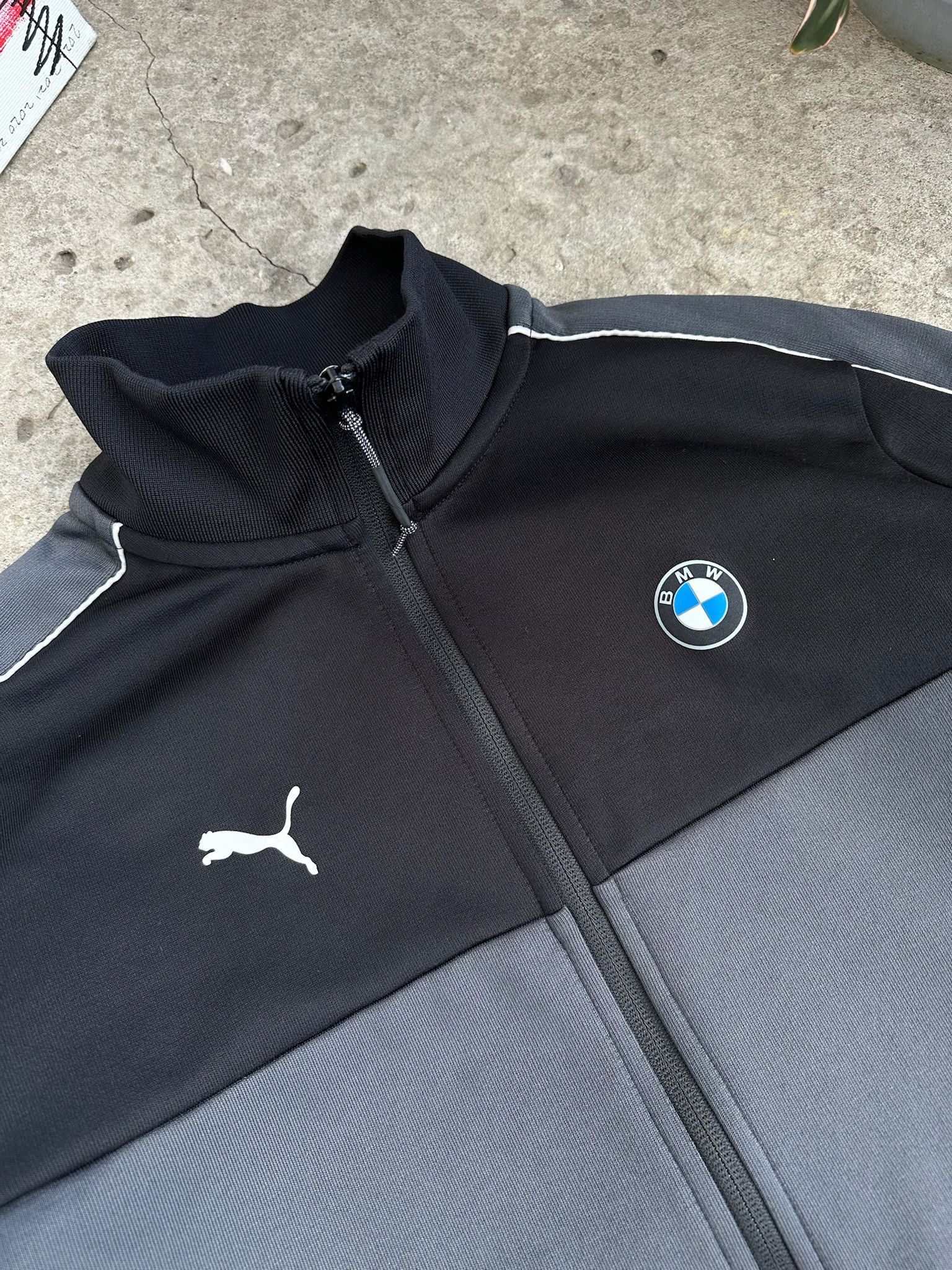 BMW Mens Vintage Puma BMW motorsport Jacket nylon racing y2k Size US S / EU 44-46 / 1 - 4 Thumbnail