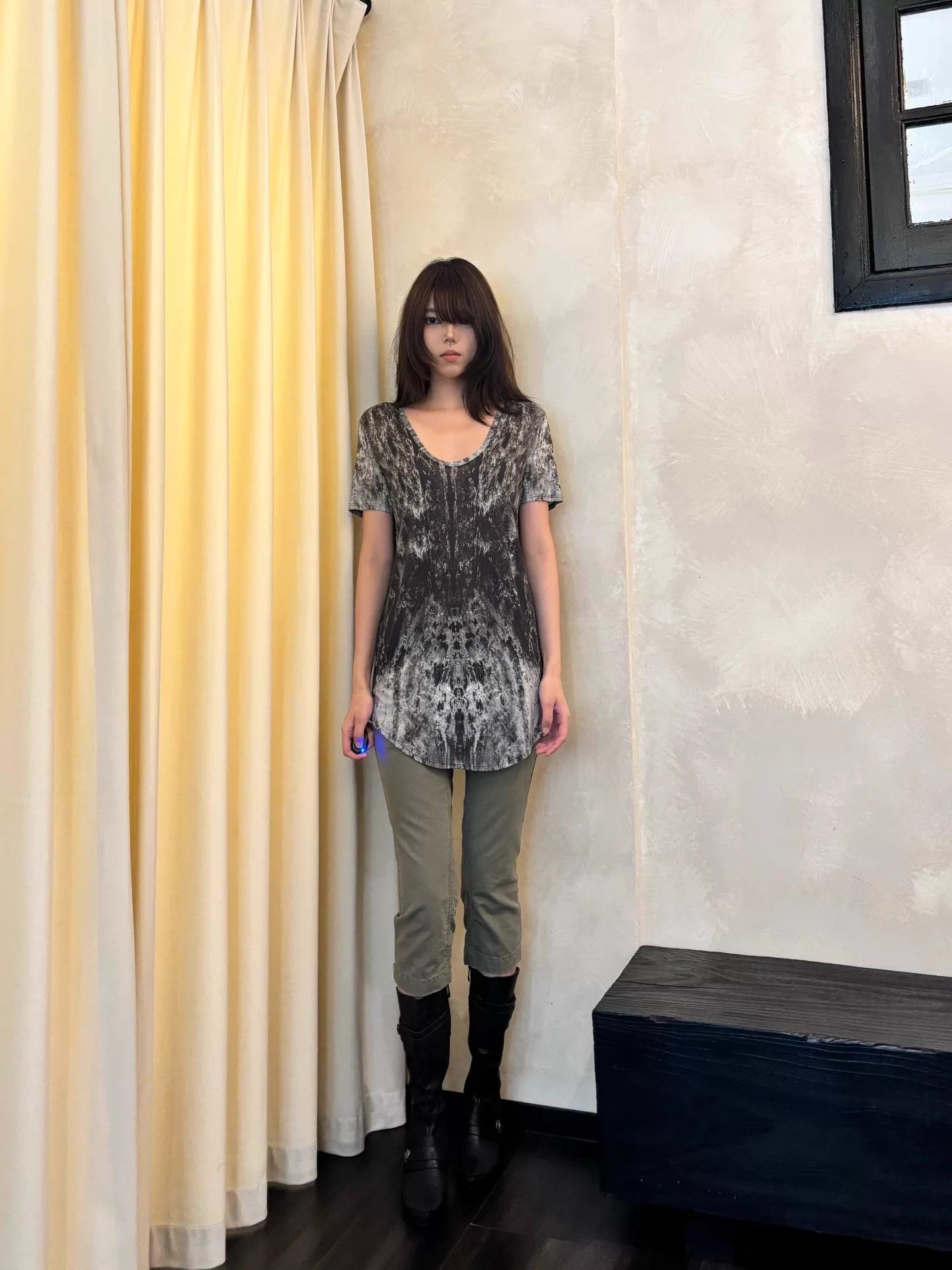 Helmut Lang Helmut Lang Vtg Crewneck Drop-Shoulder Printed SS L Size L / US 10 / IT 46 - 5 Thumbnail
