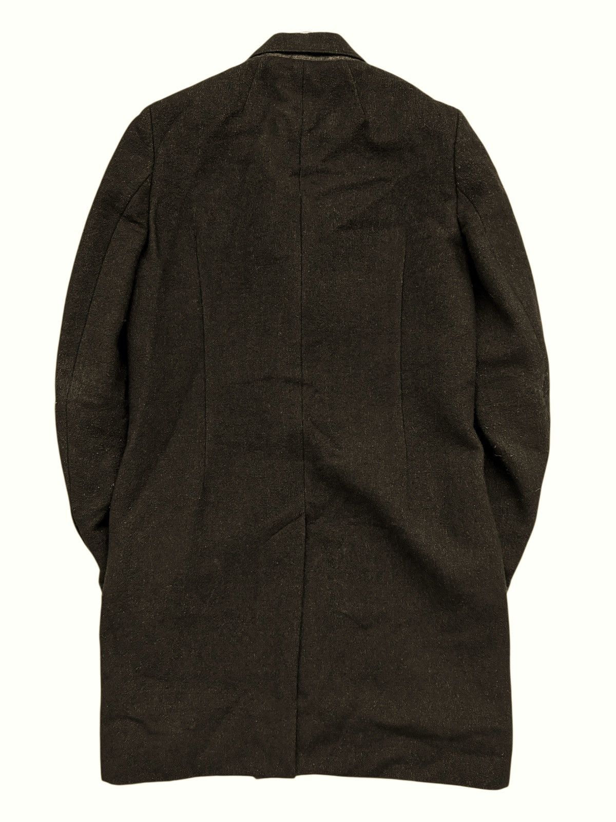 2018 Sisyphus Brown/Black Woven Double Breasted Coat