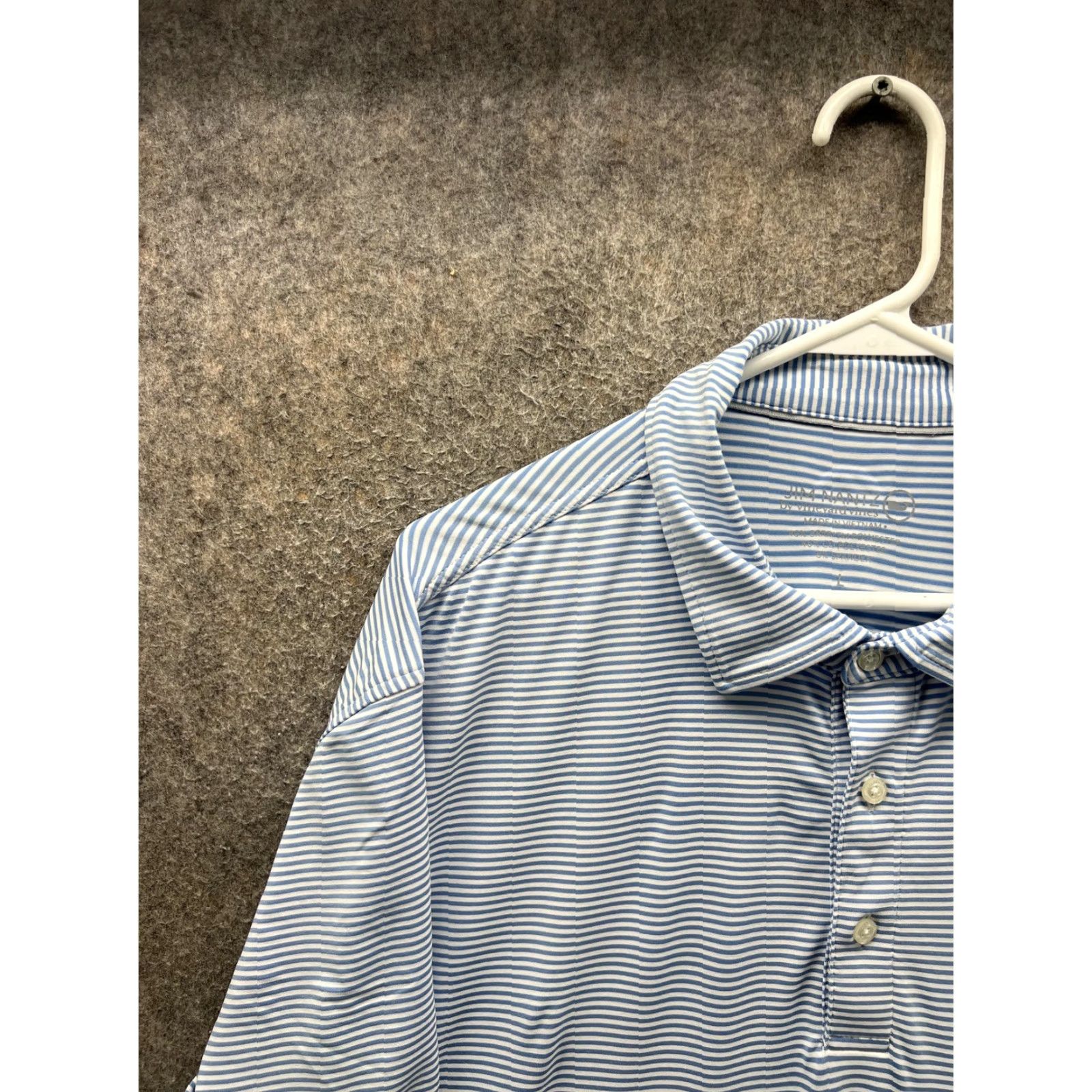 Vineyard Vines VINEYARD VINES Jim Nantz Polo Shirt Mens 2XL Blue Stripe Golf Performance Polo Short Sleeve Casual Shirt Mens 2XL Size US XXL / EU 58 / 5 - 6 Thumbnail